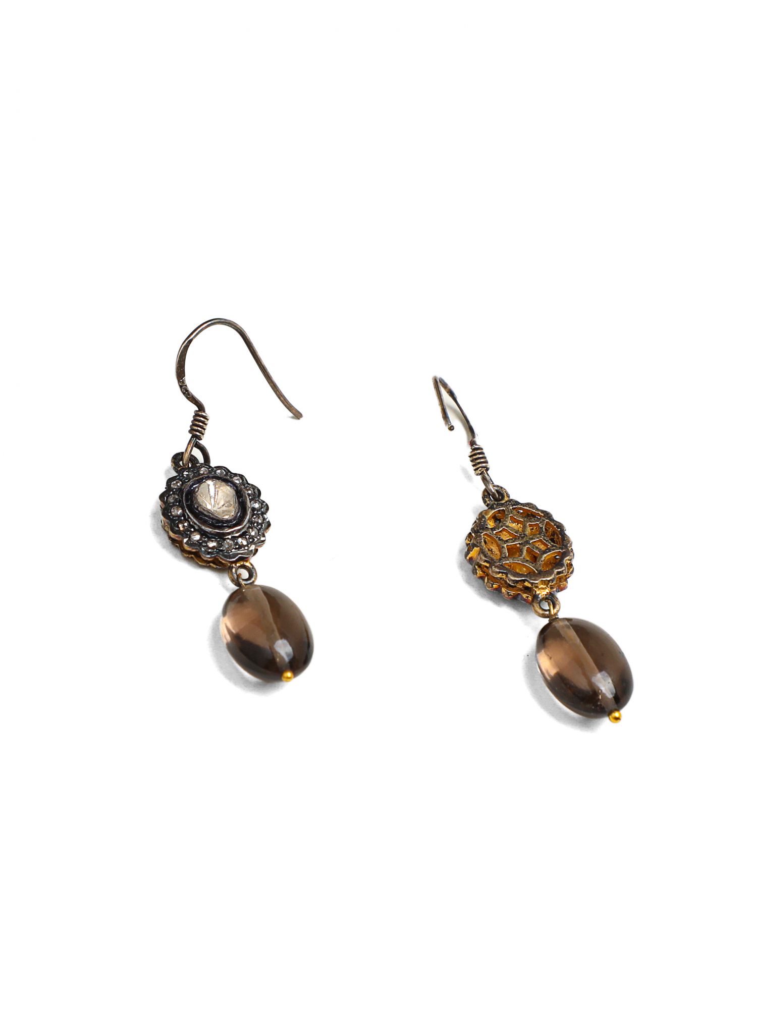 Victorian Smoky Earrings