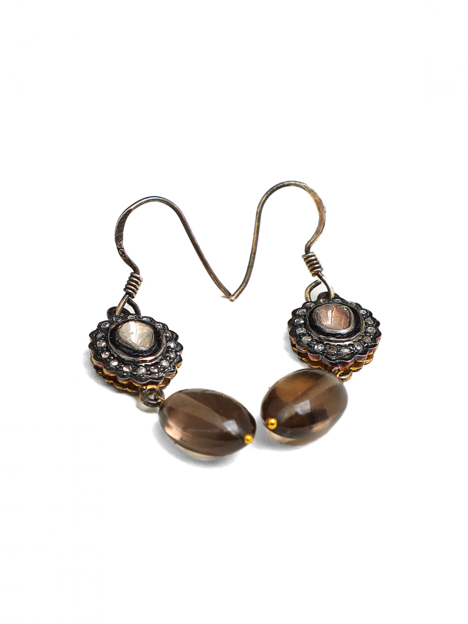 Victorian Smoky Earrings