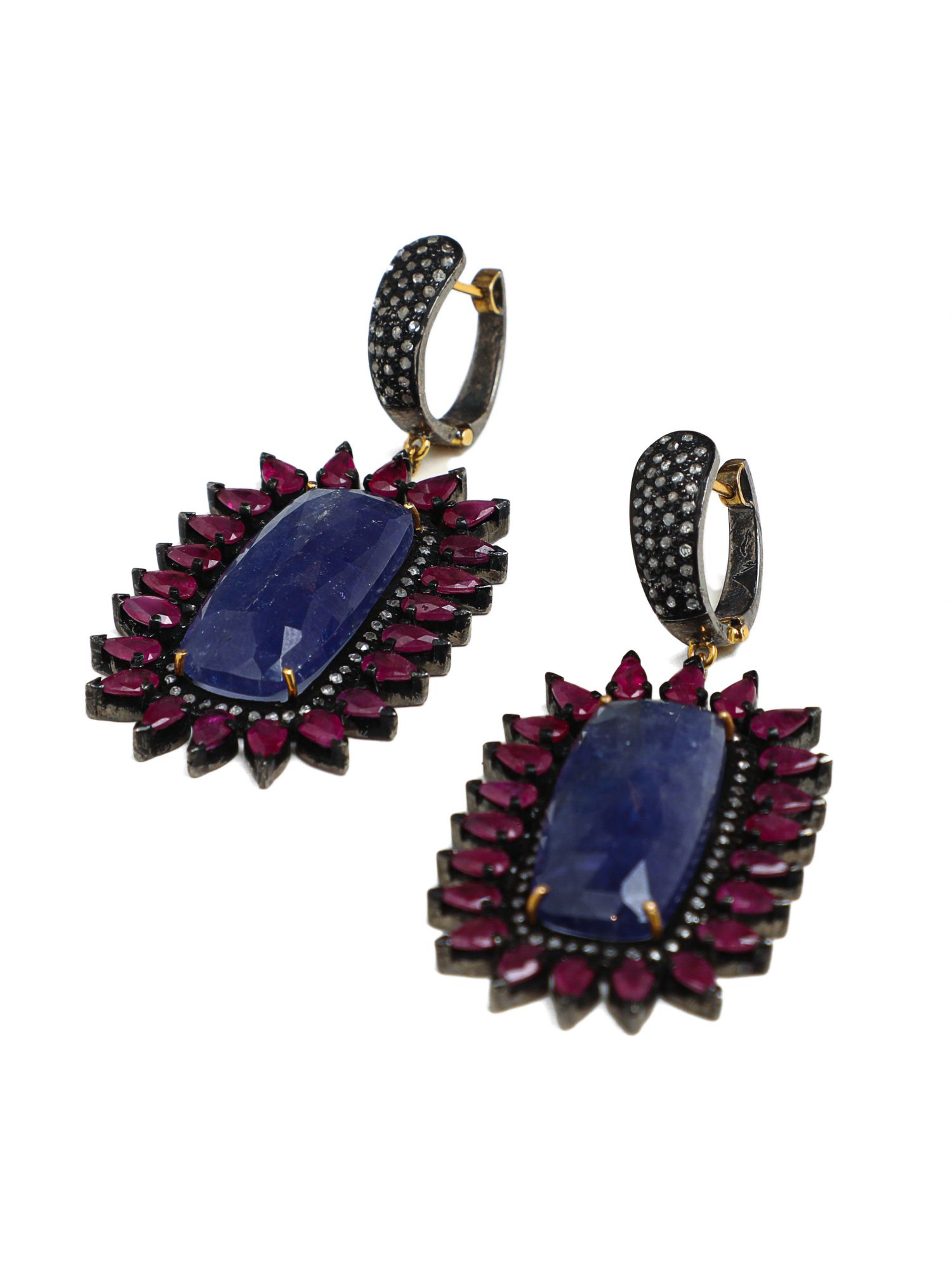 Victorian Tanzanite Earrings