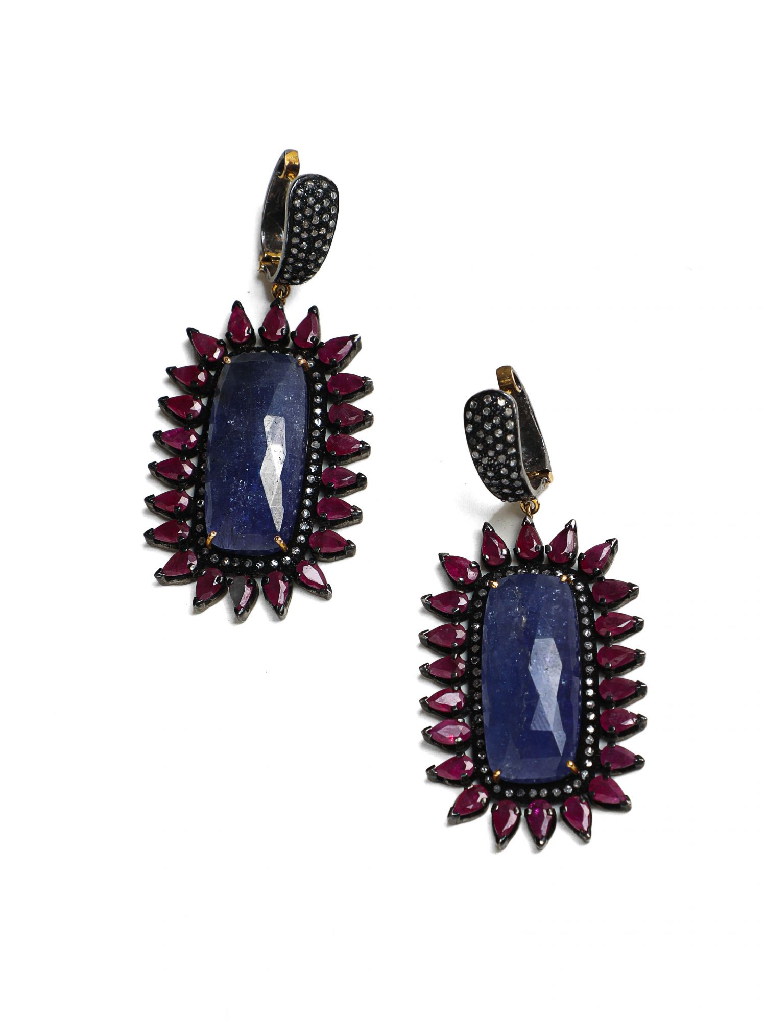 Victorian Tanzanite Earrings
