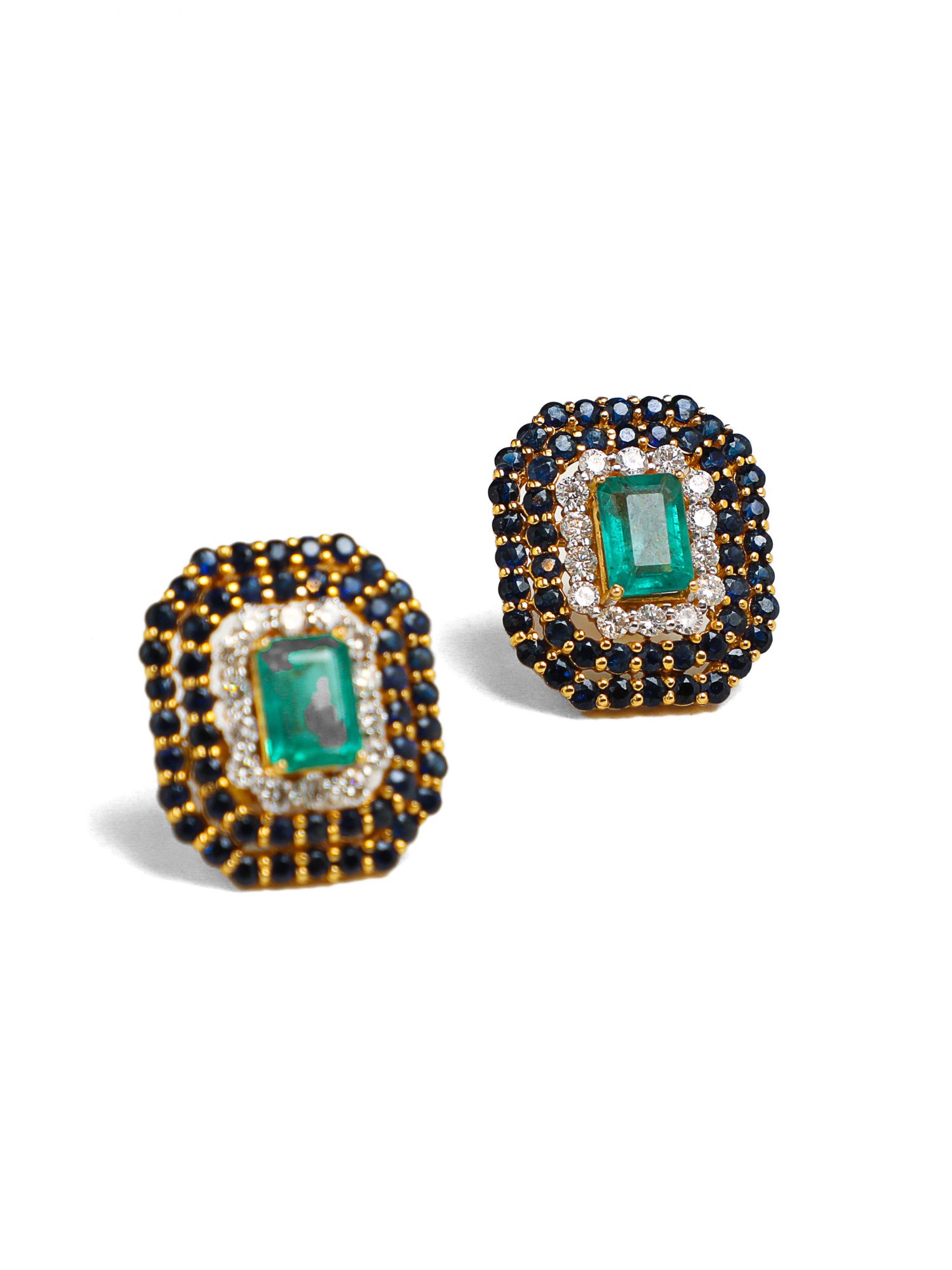 Ornate Diamond Earrings