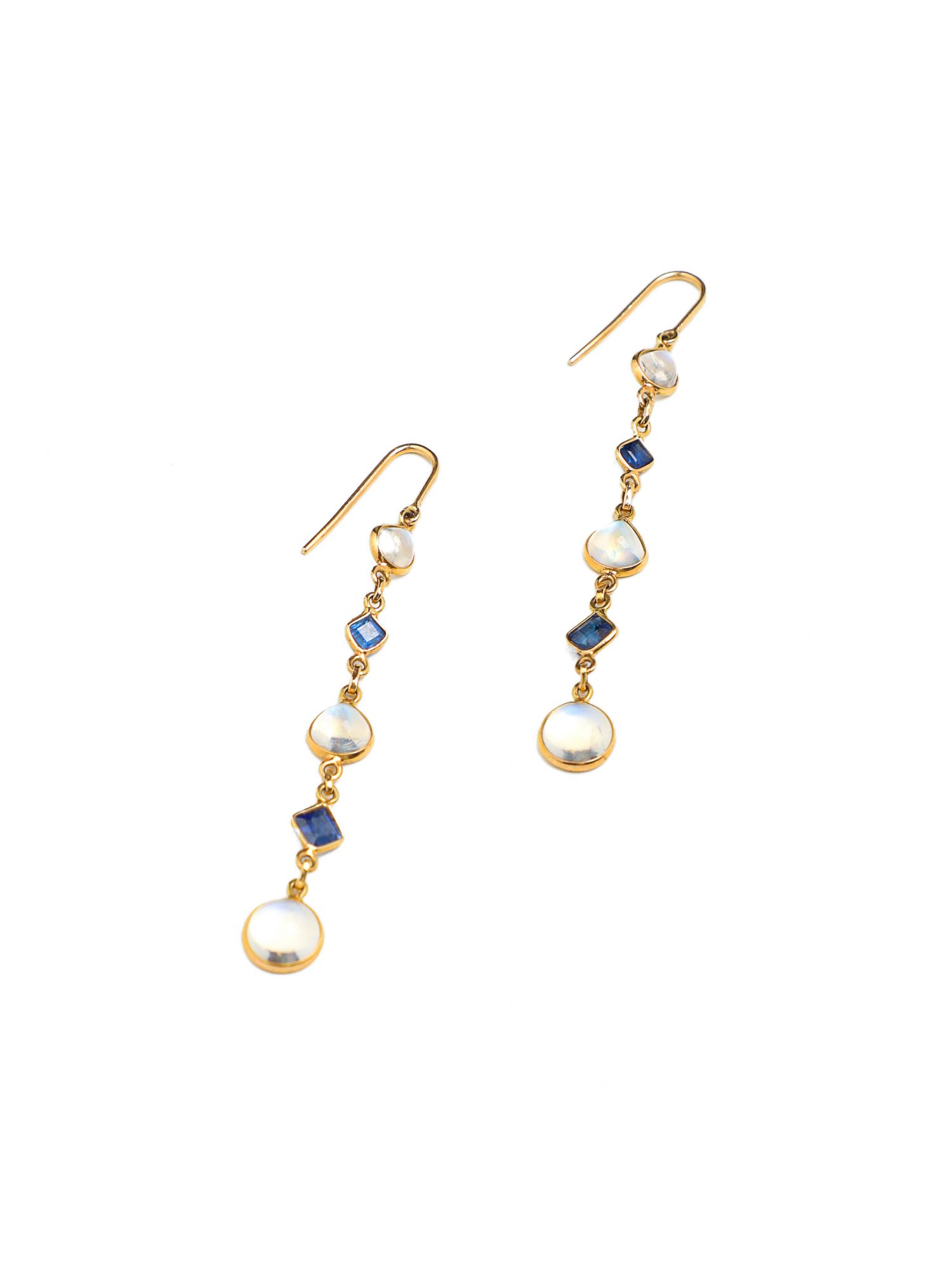 Moonstone Blue Sparkle Earrings