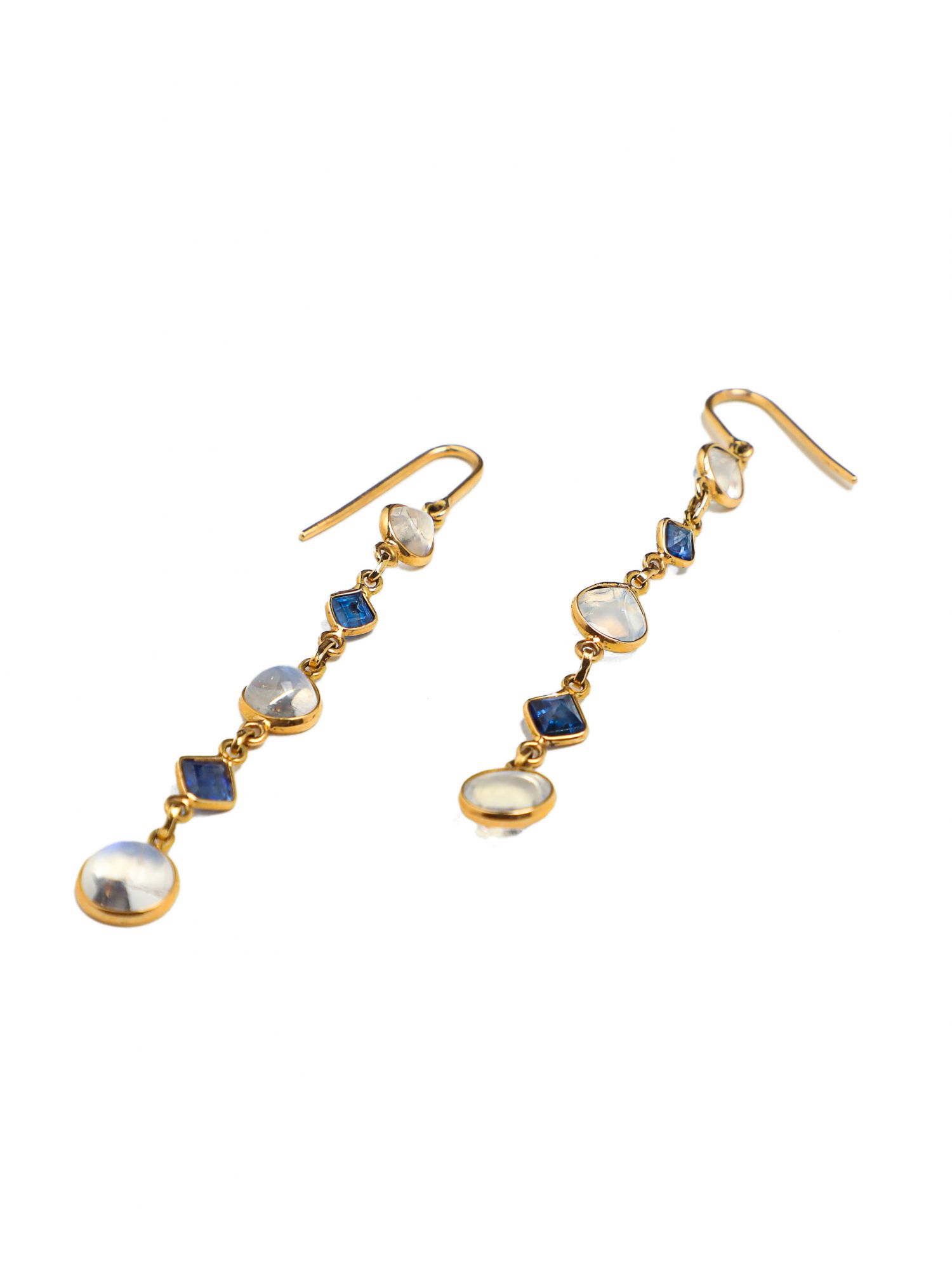 Moonstone Blue Sparkle Earrings