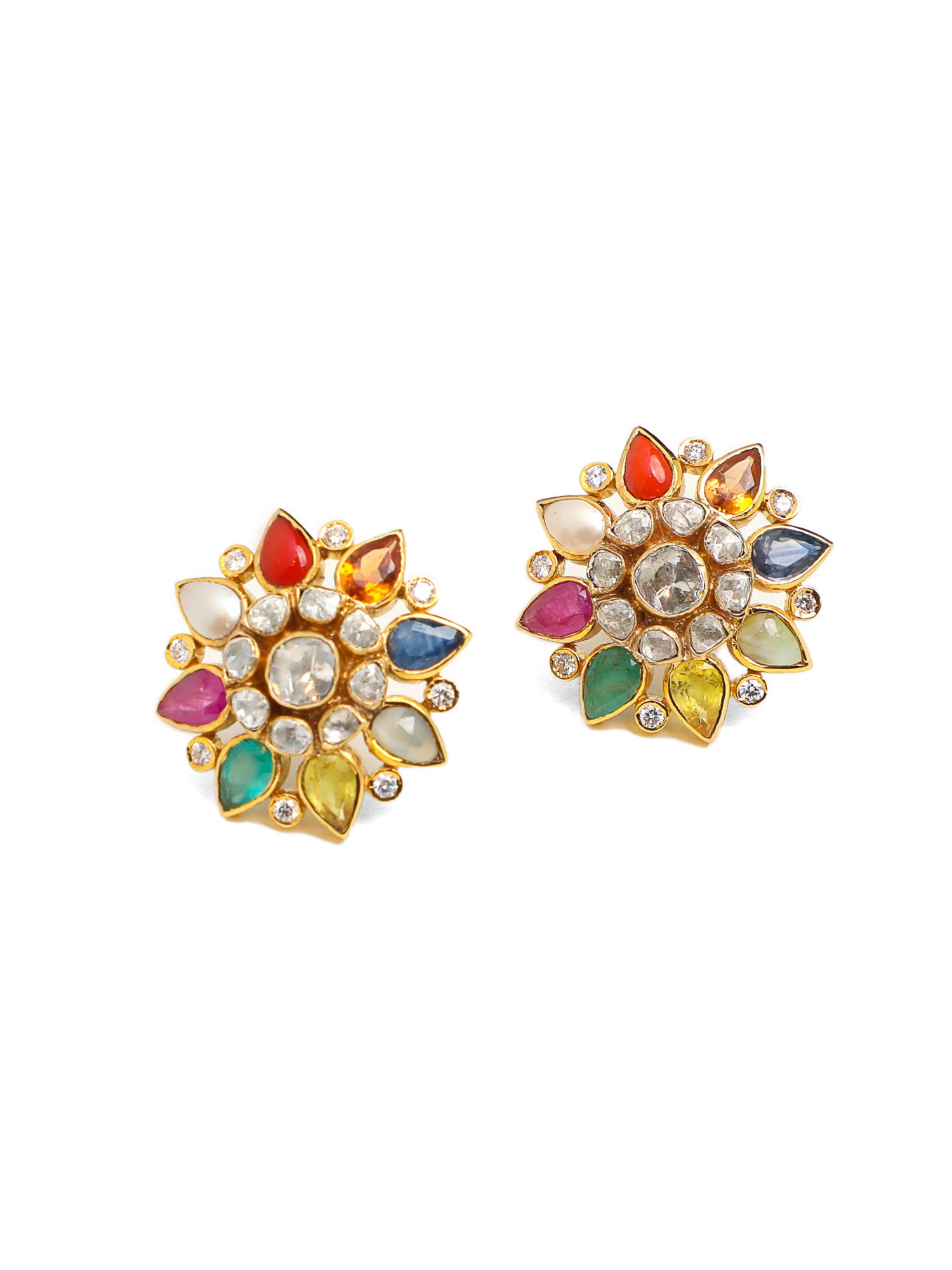 Navratna Earrings
