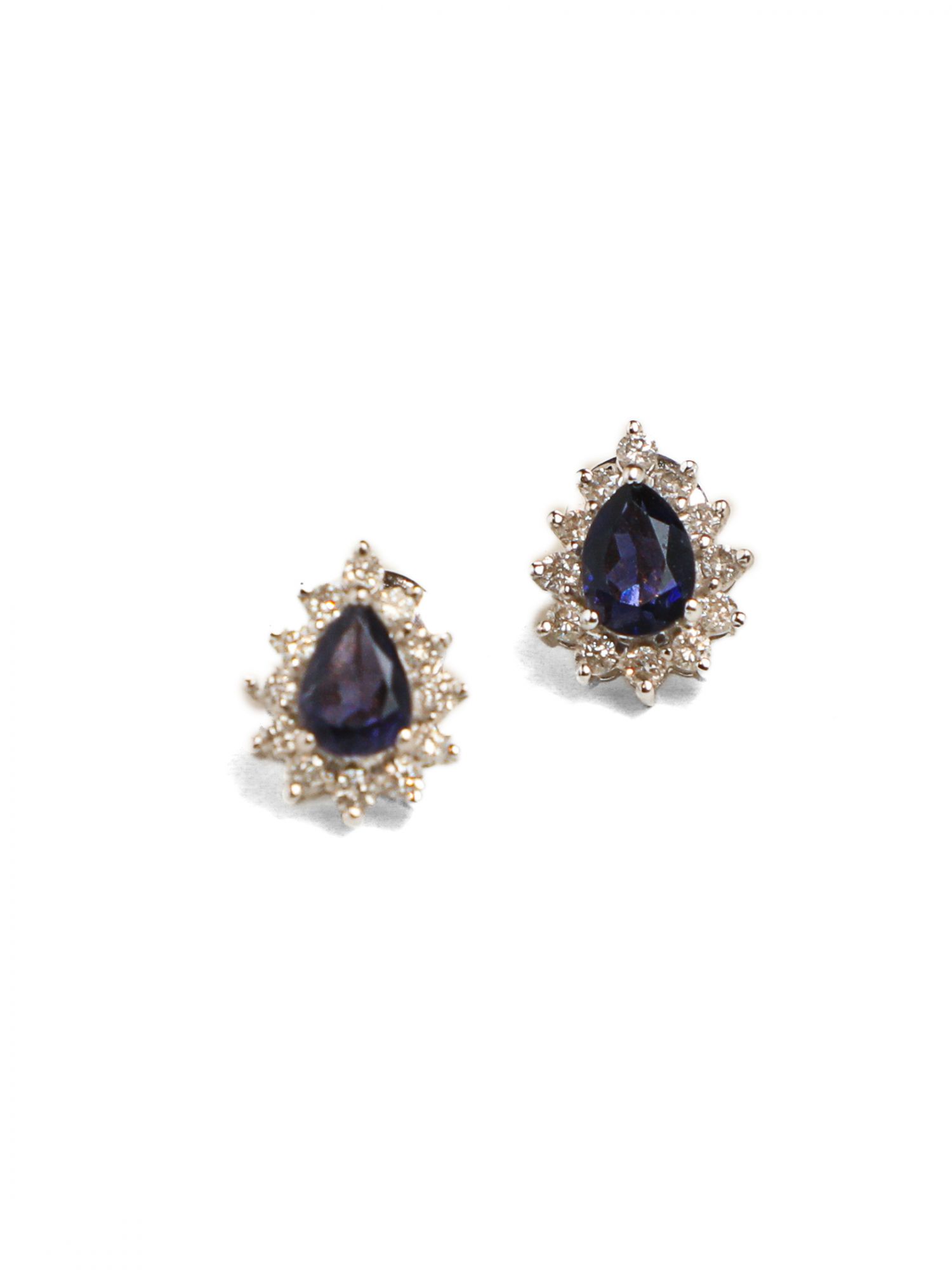 Dreamy Blue Diamond Earrings