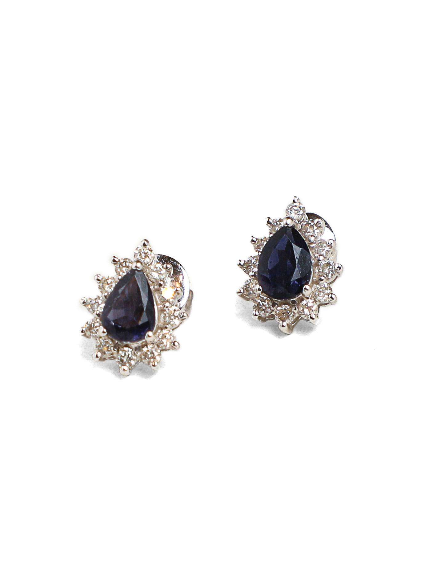 Dreamy Blue Diamond Earrings