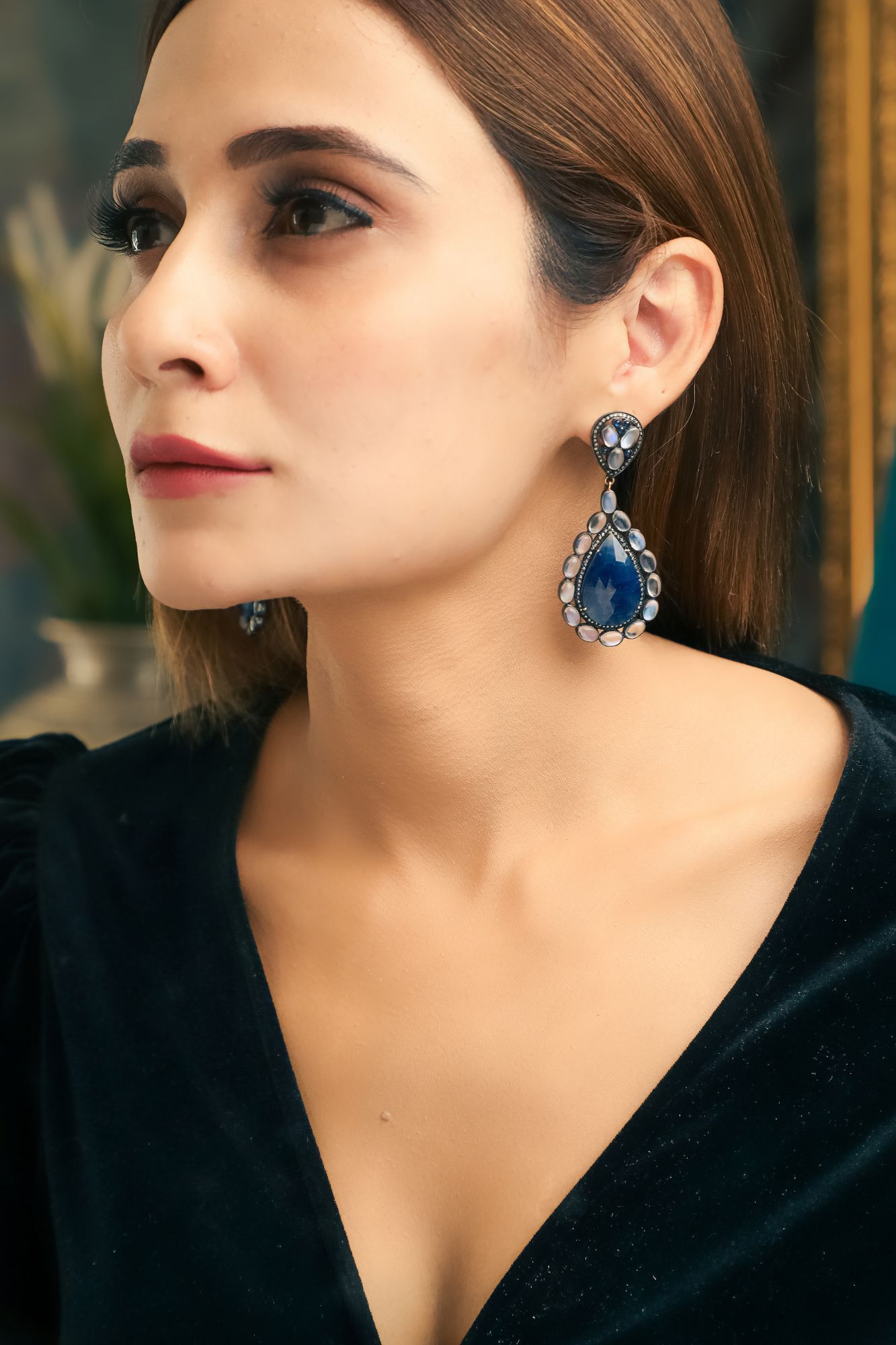 Infinite Grace Moonstone Earrings