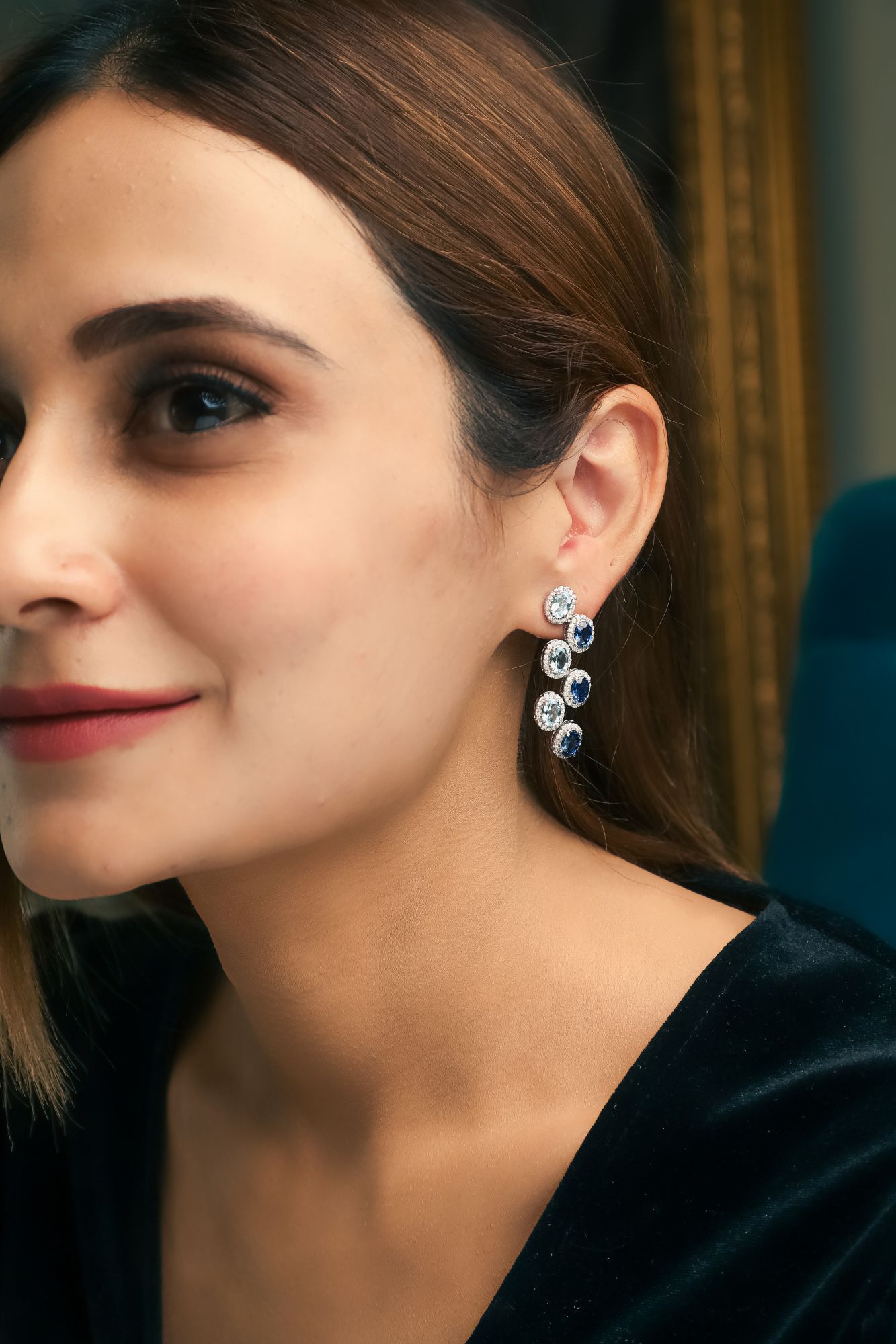 Blue Nile Diamond Earrings