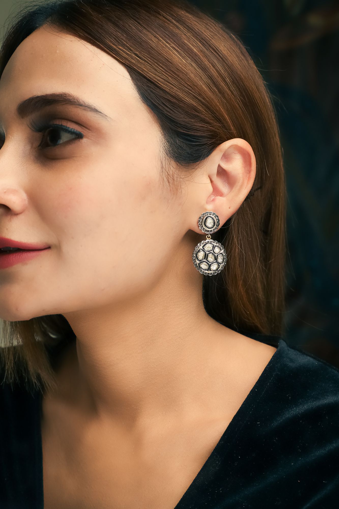 Vintage Floral Earrings