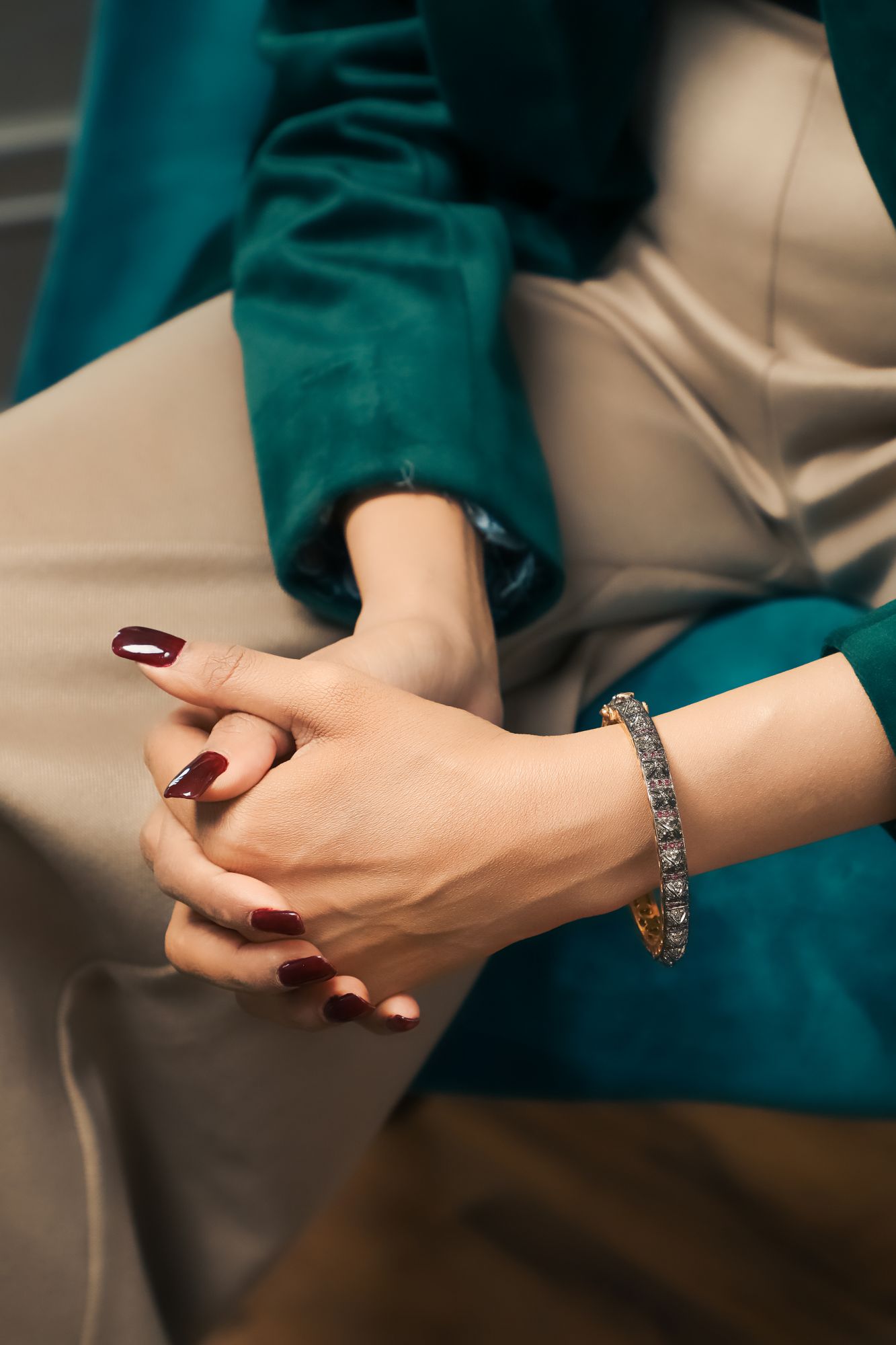Victorian Diamond Revti Bangle