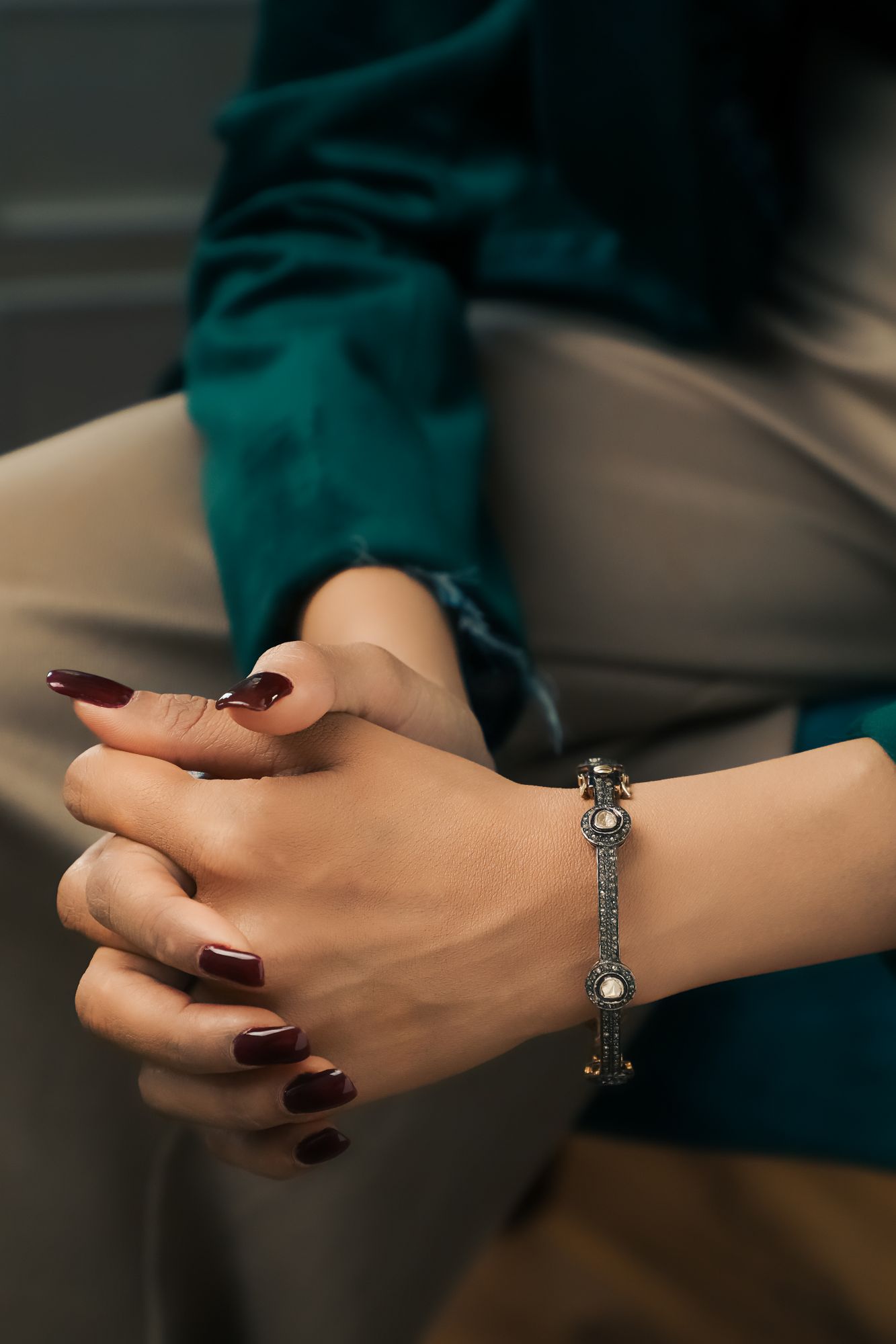 Victorian Diamond Vasanti Bangle