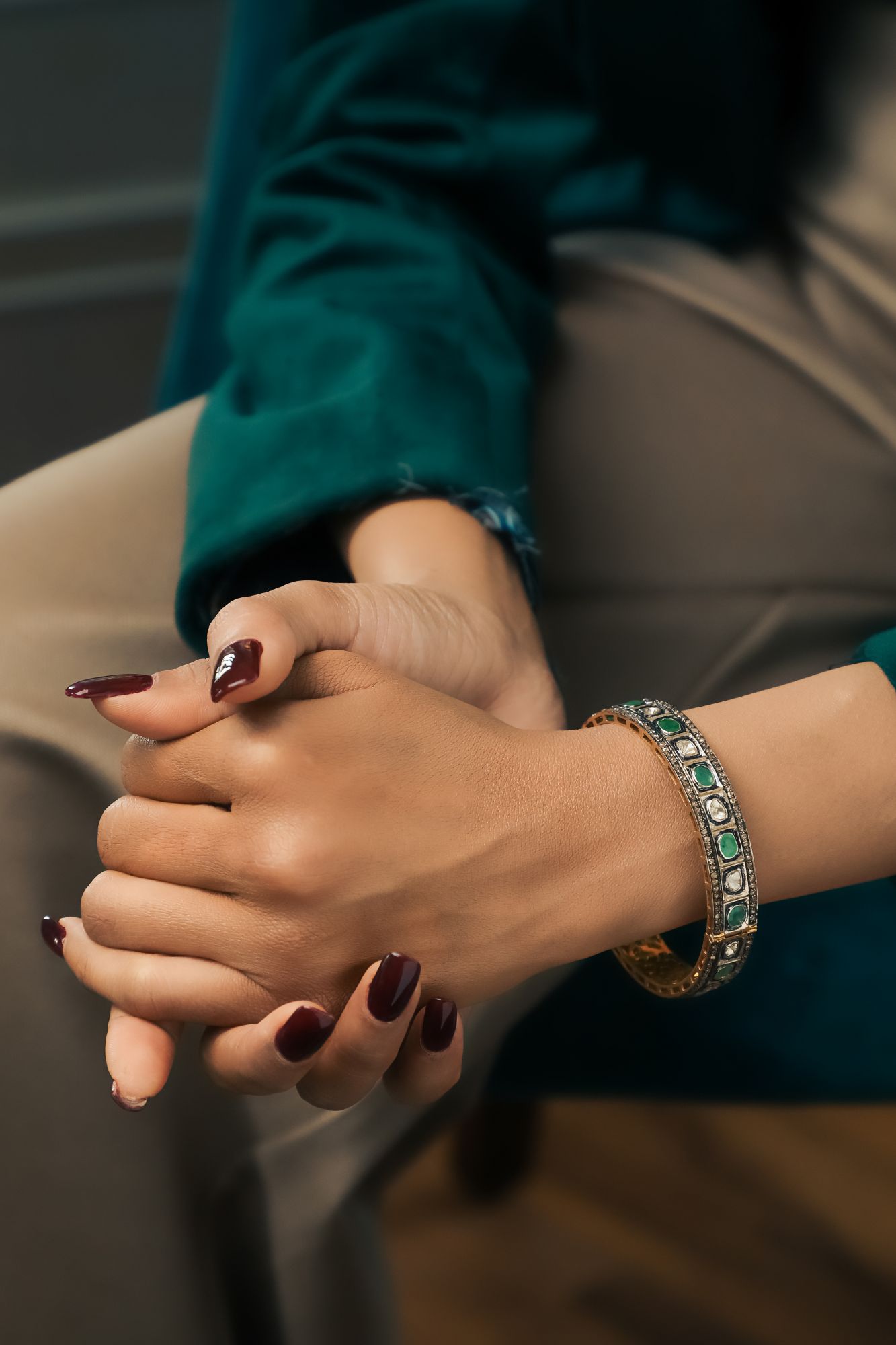 Victorian Diamond Pakeezah Bangle