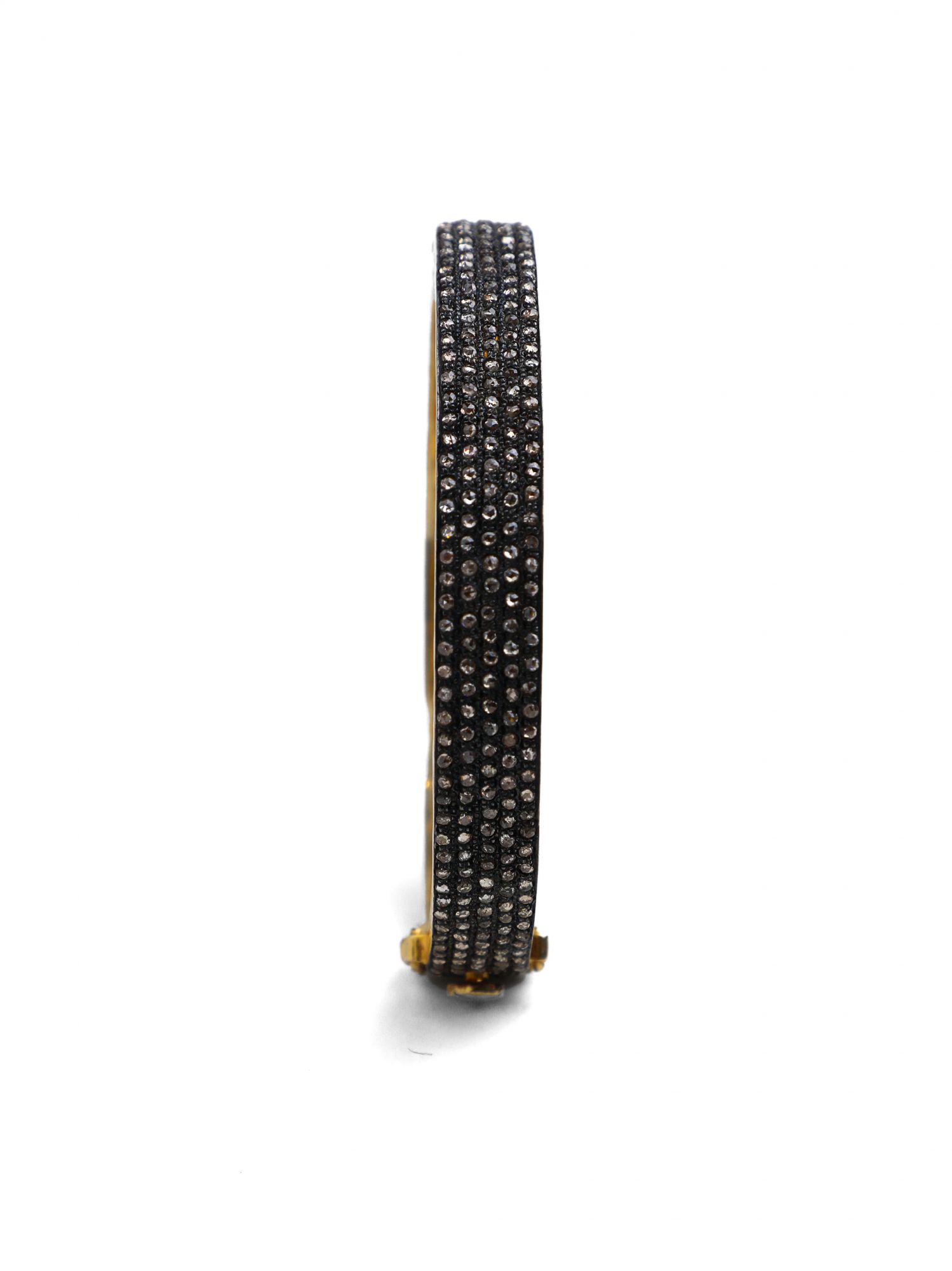 Victorian Champagne Diamond Bangle