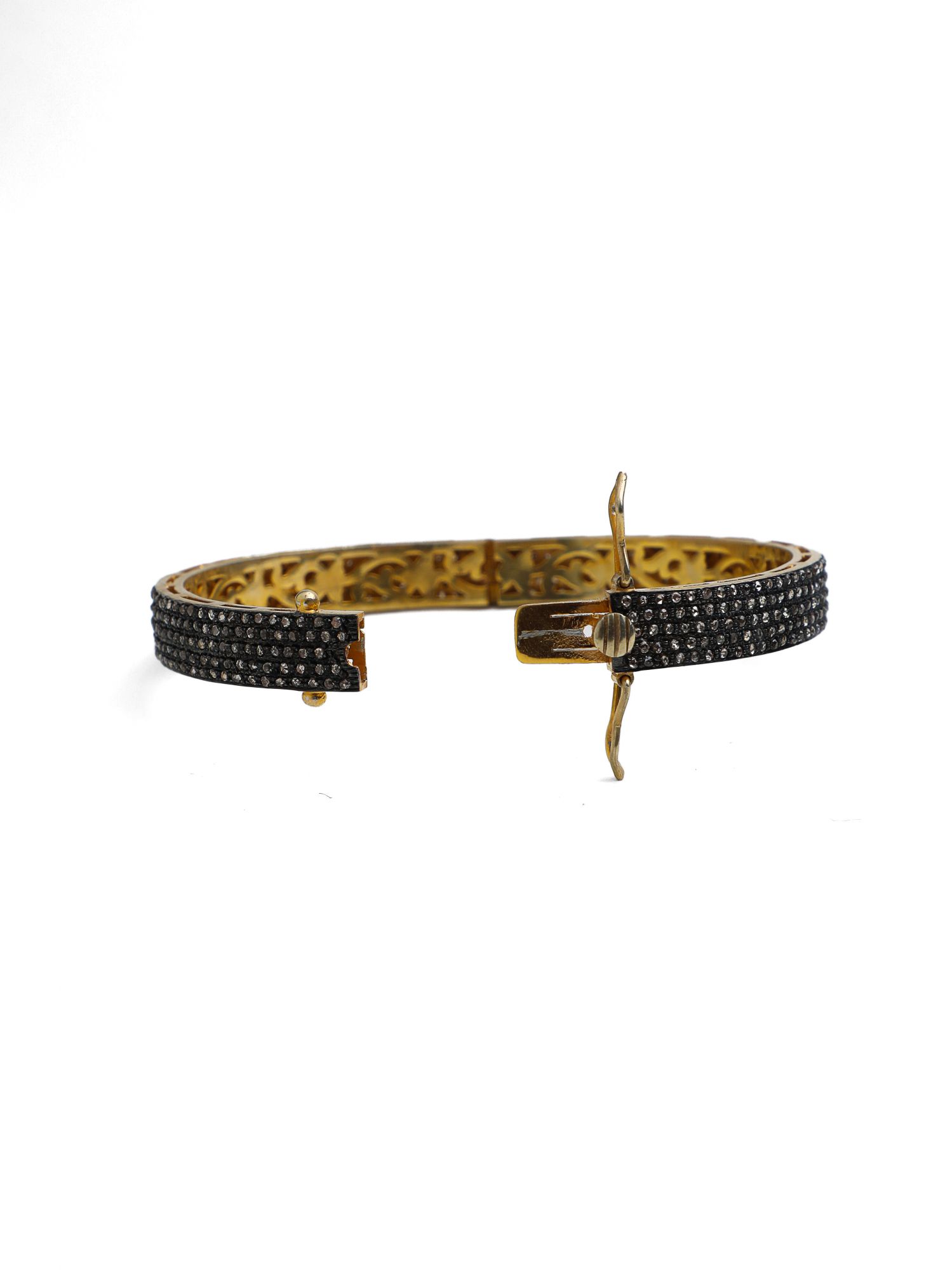 Victorian Champagne Diamond Bangle
