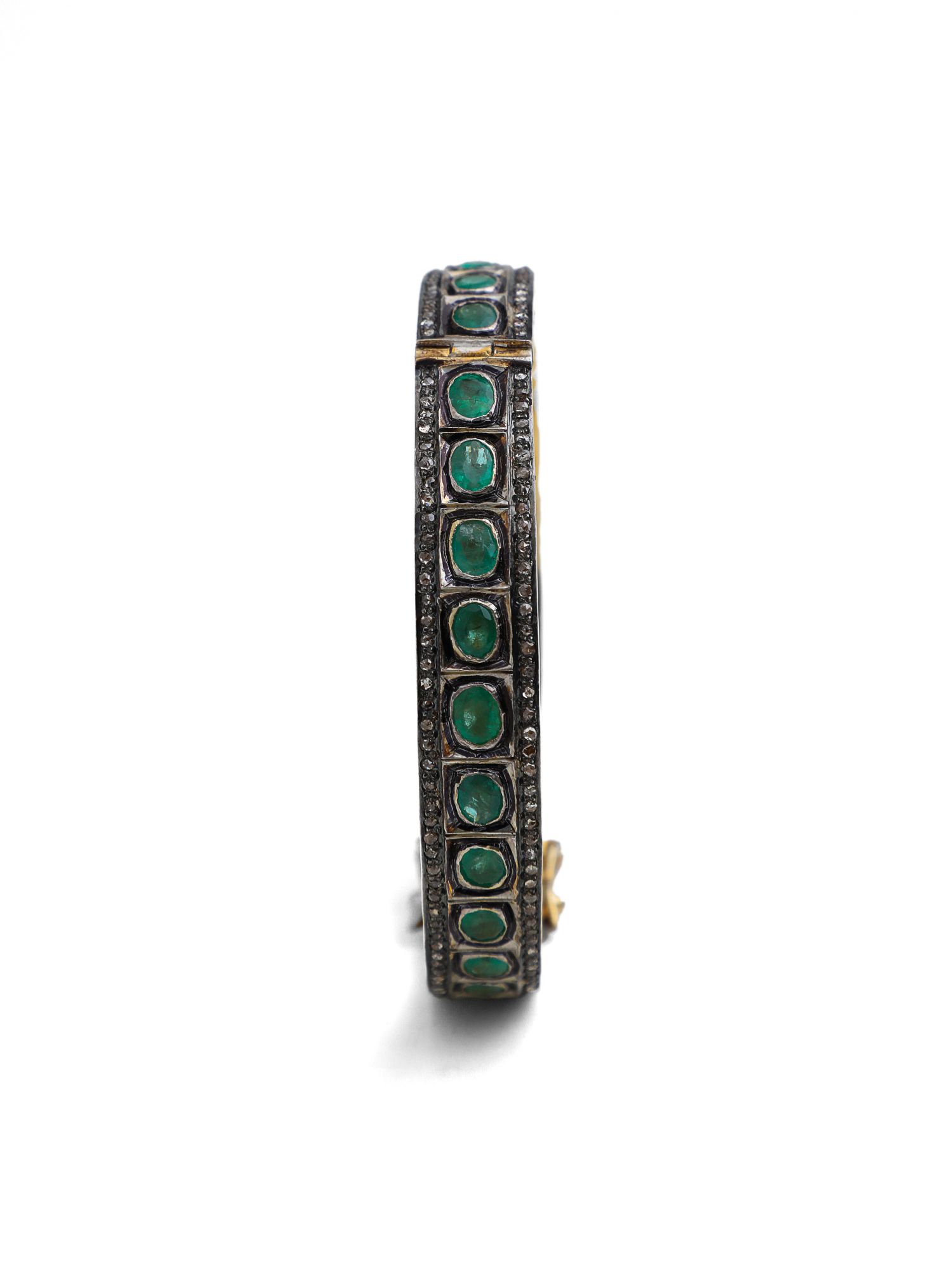 Victorian Diamond Panna Bangle