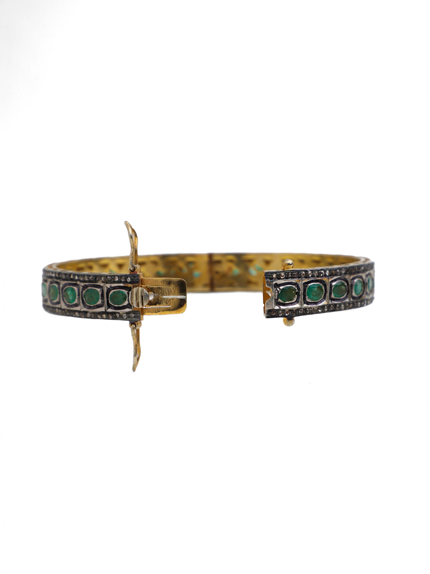 Victorian Diamond Panna Bangle