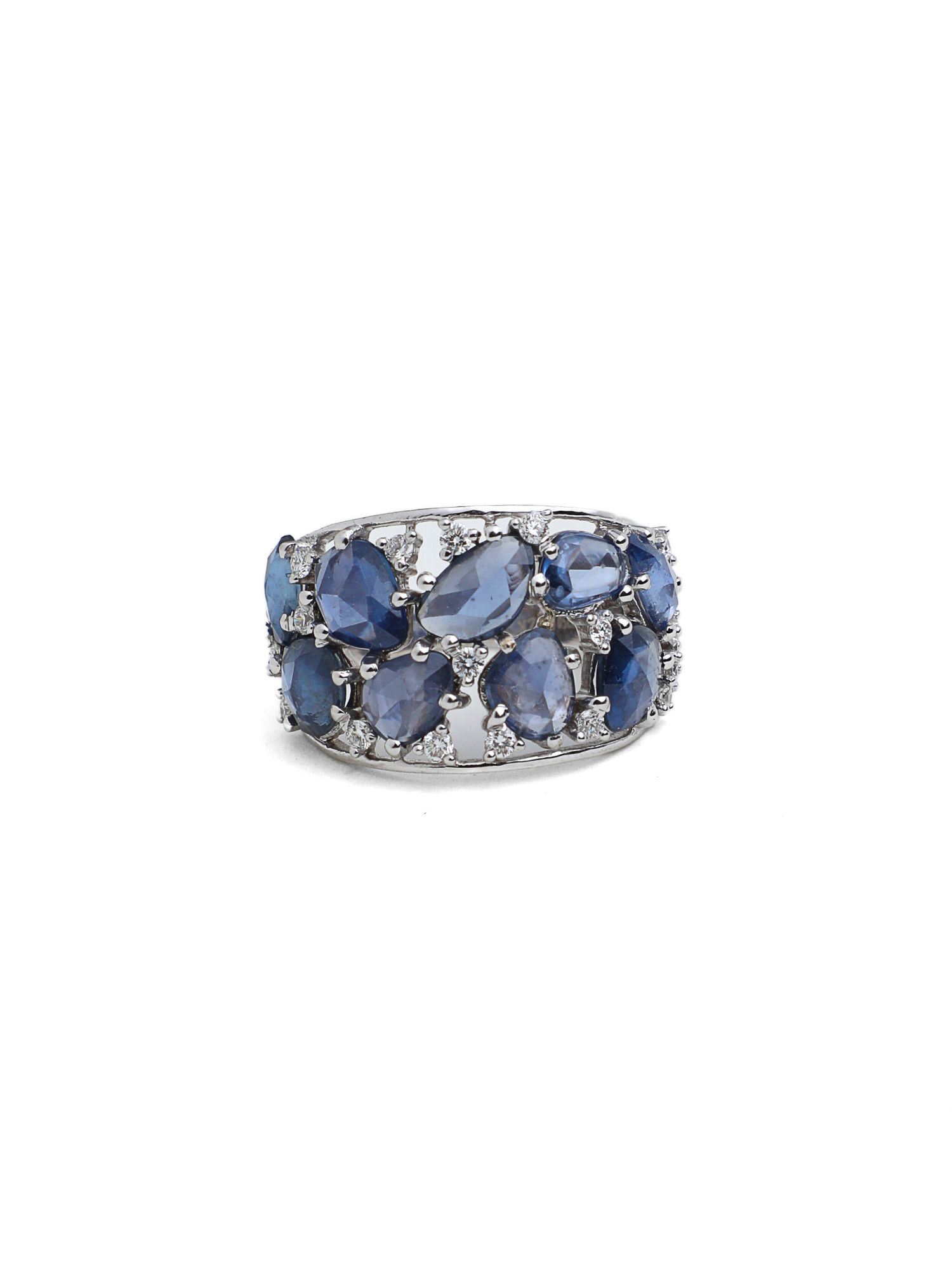 Diamond Sapphire Nilaya Ring