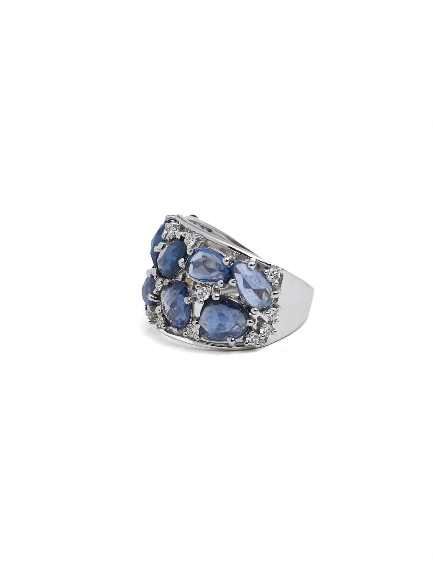 Diamond Sapphire Nilaya Ring