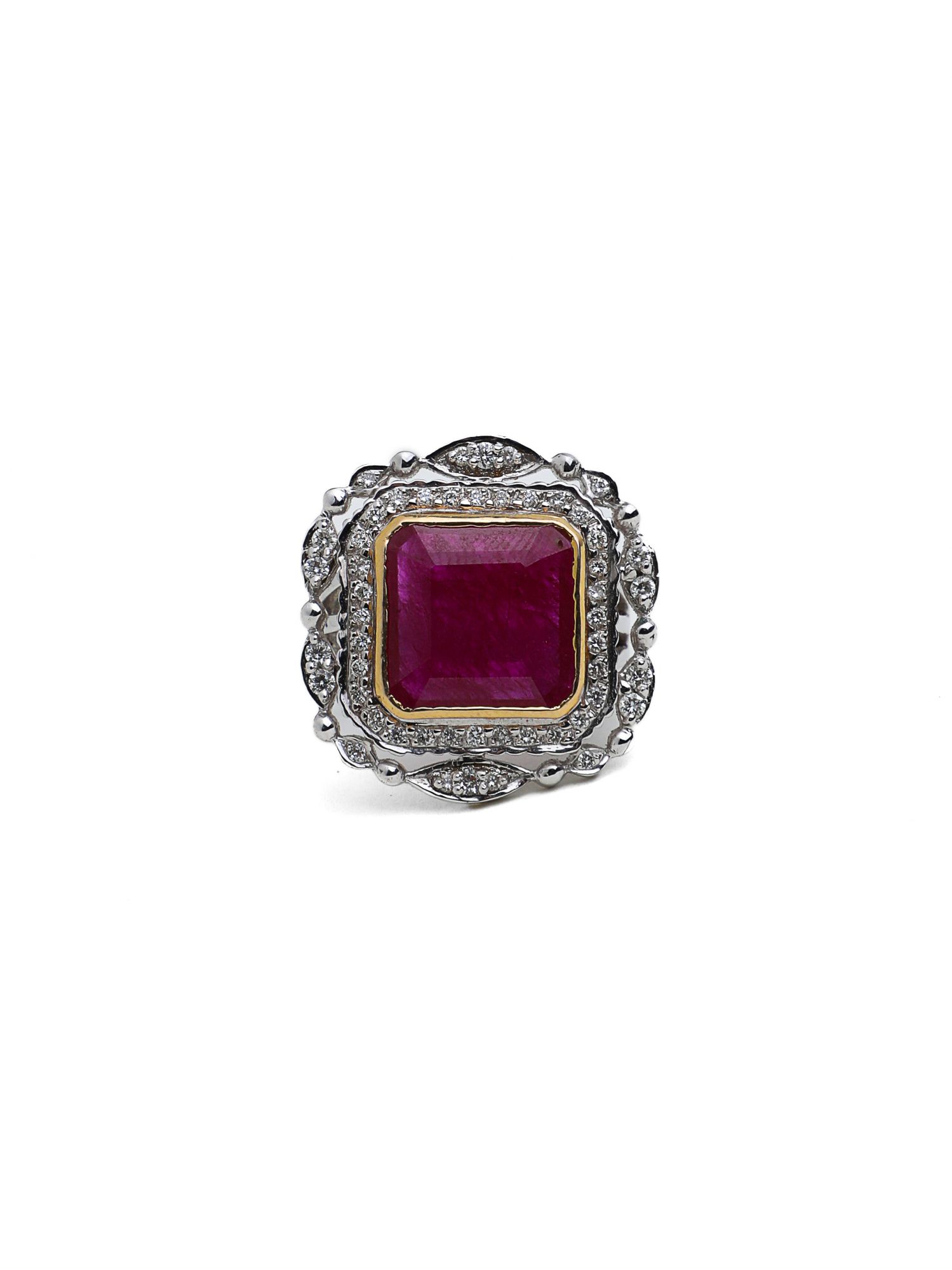 Diamond Ruby Amraapali Ring