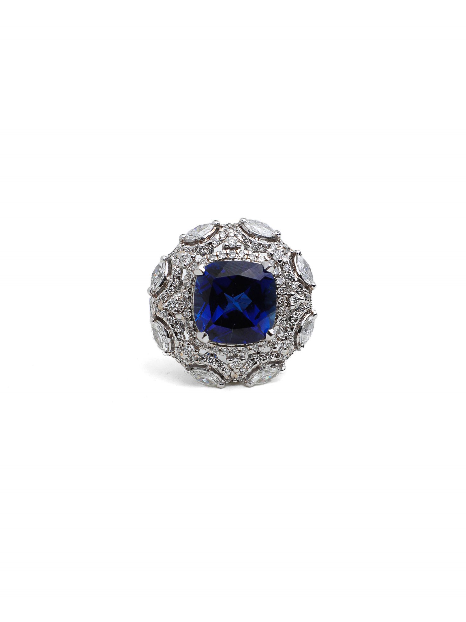 Diamond Sapphire Amina Ring