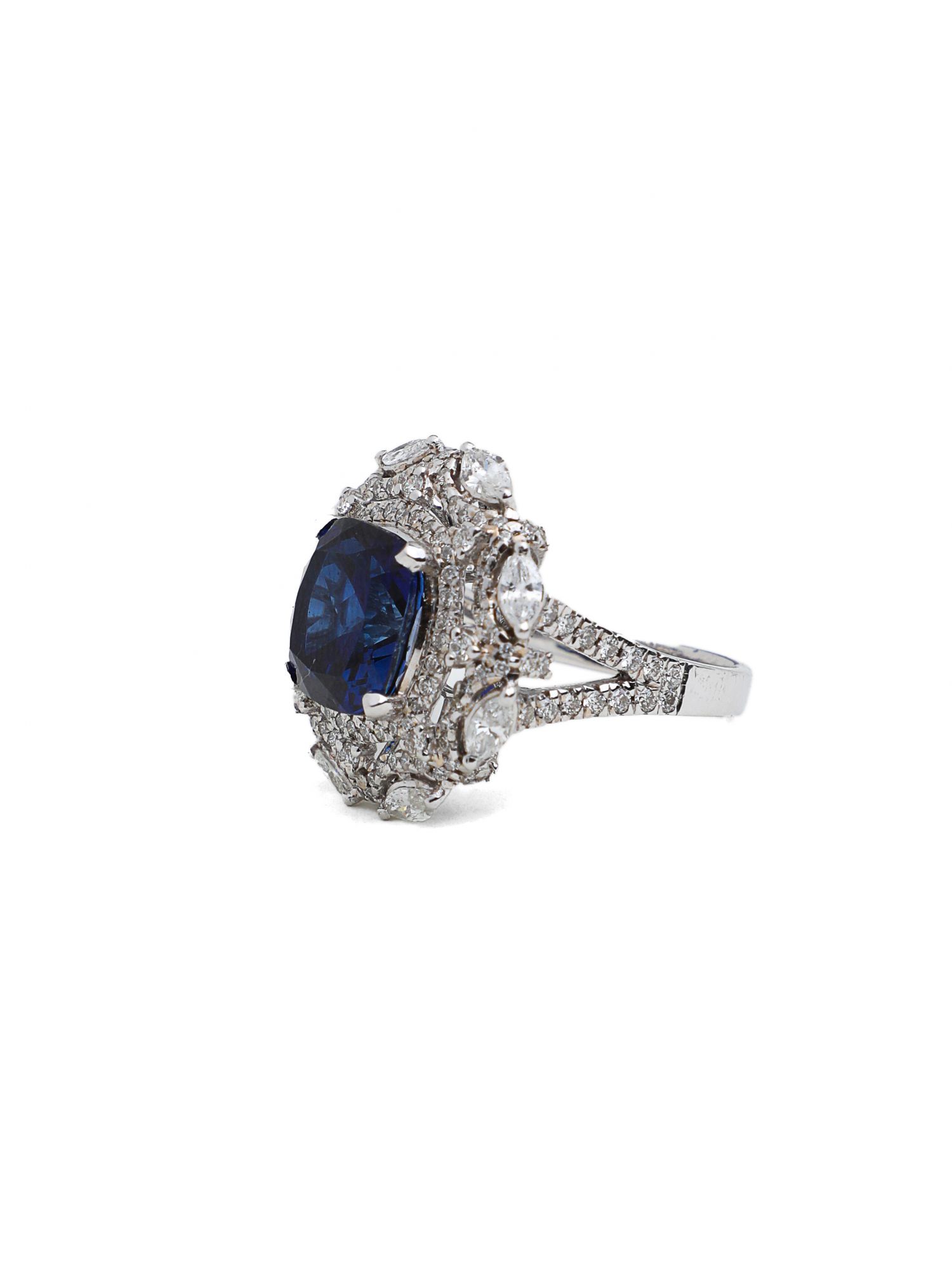 Diamond Sapphire Amina Ring