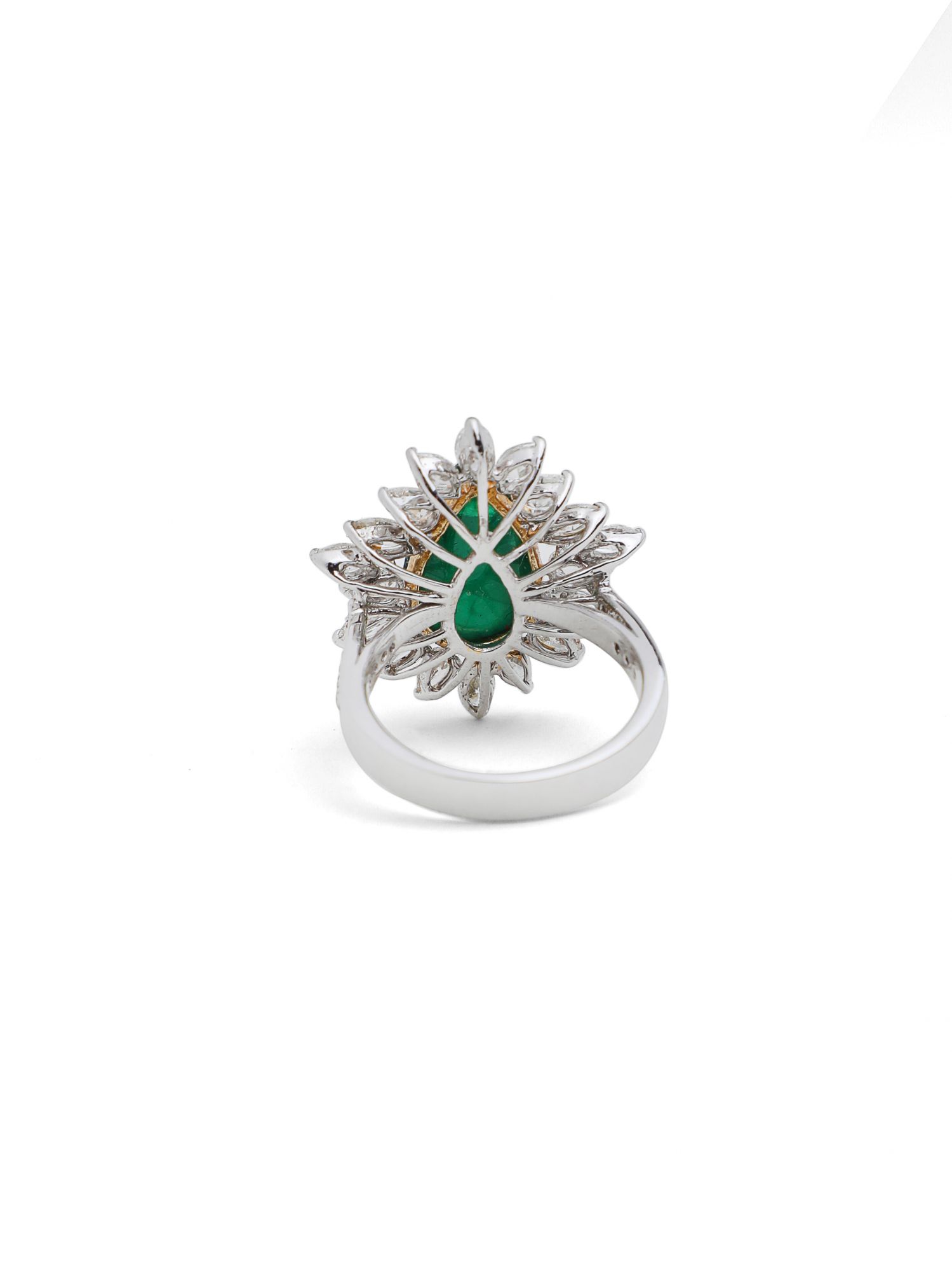 Orra Diamond Emerald Ring