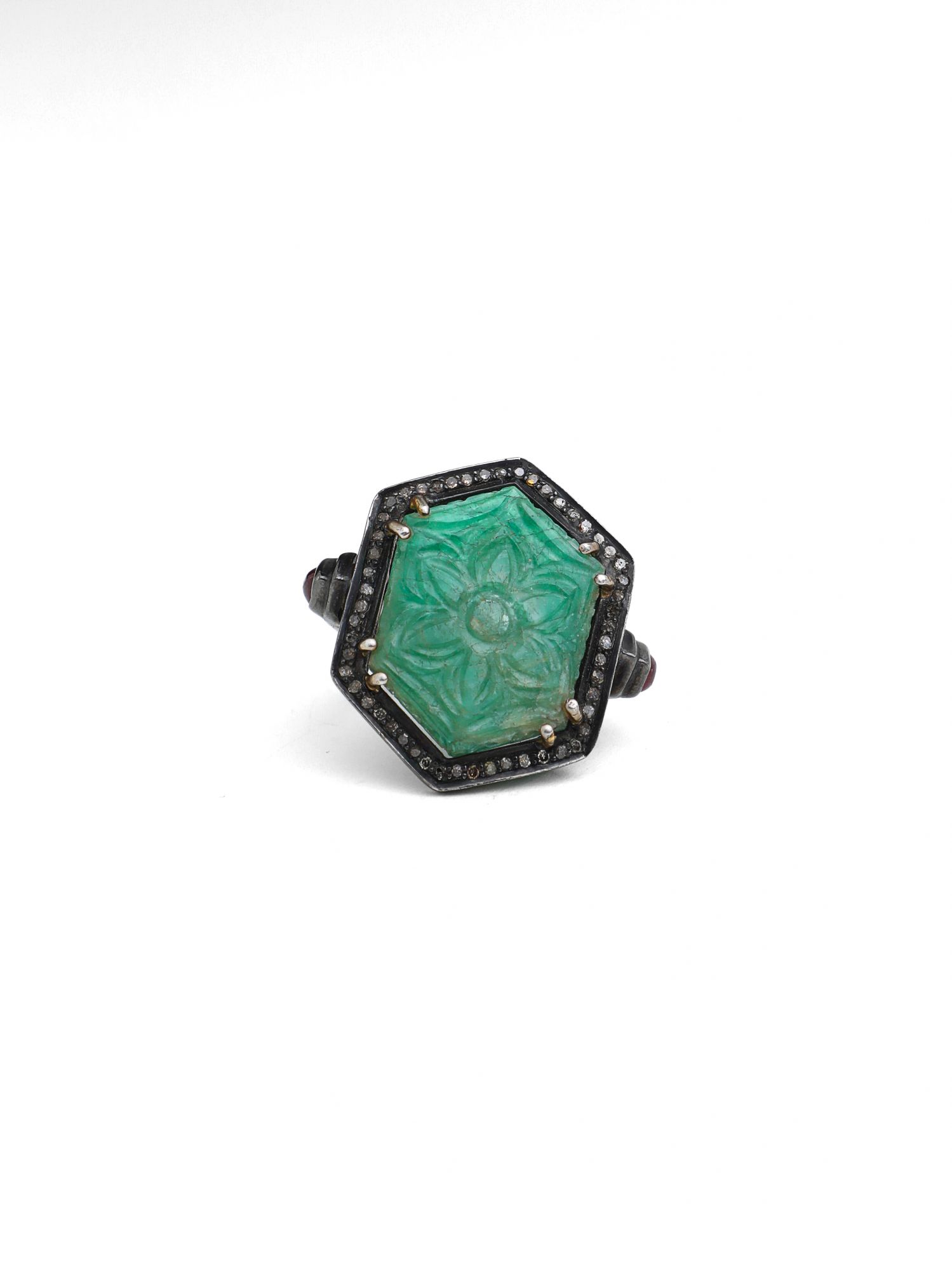 Champagne Diamonds and Emerald