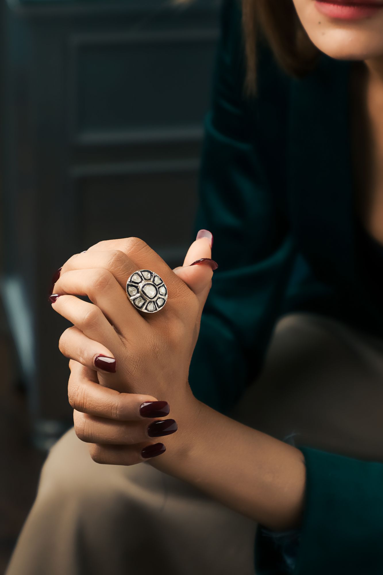 Champagne Diamonds and polka