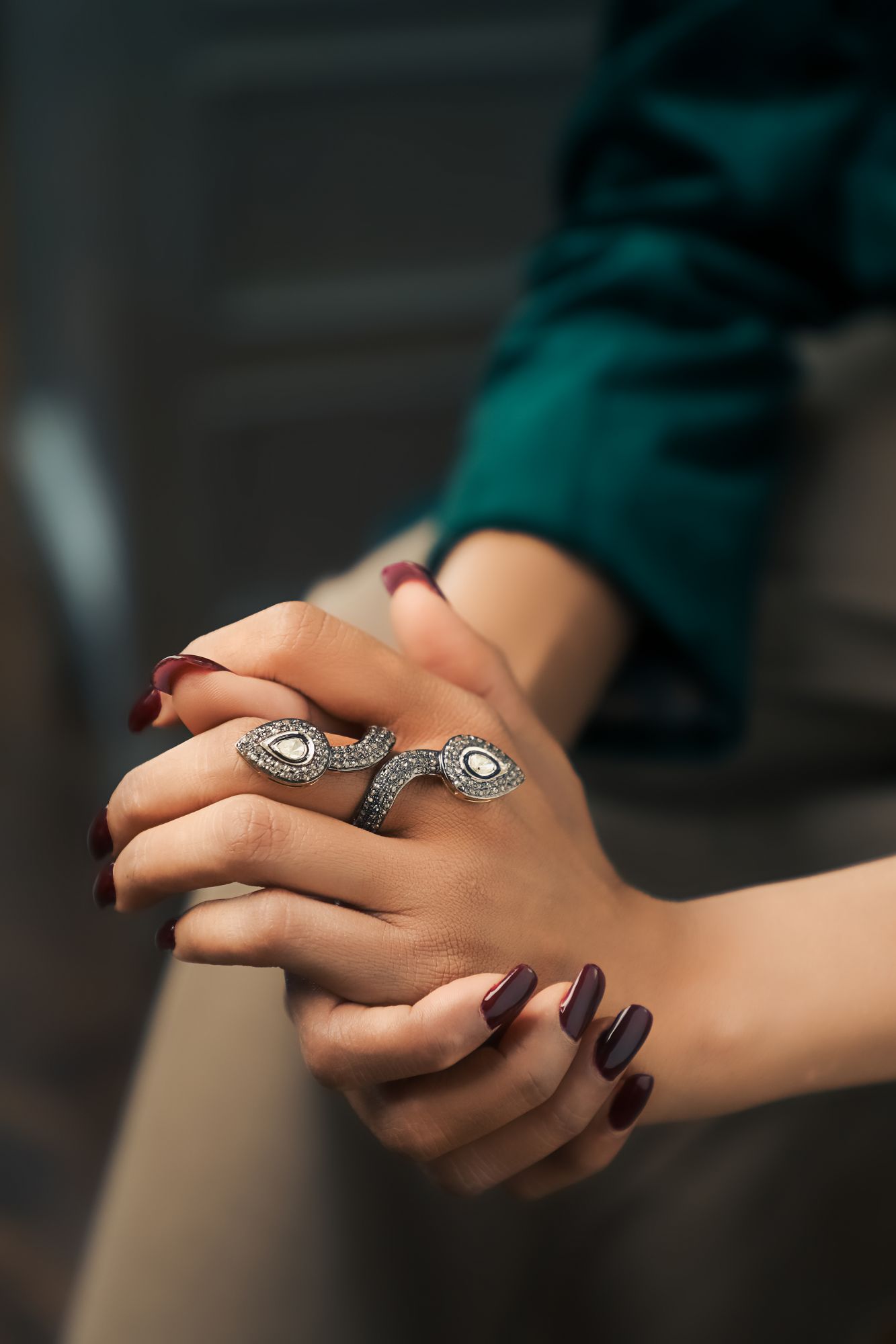 Champagne Diamonds and polki