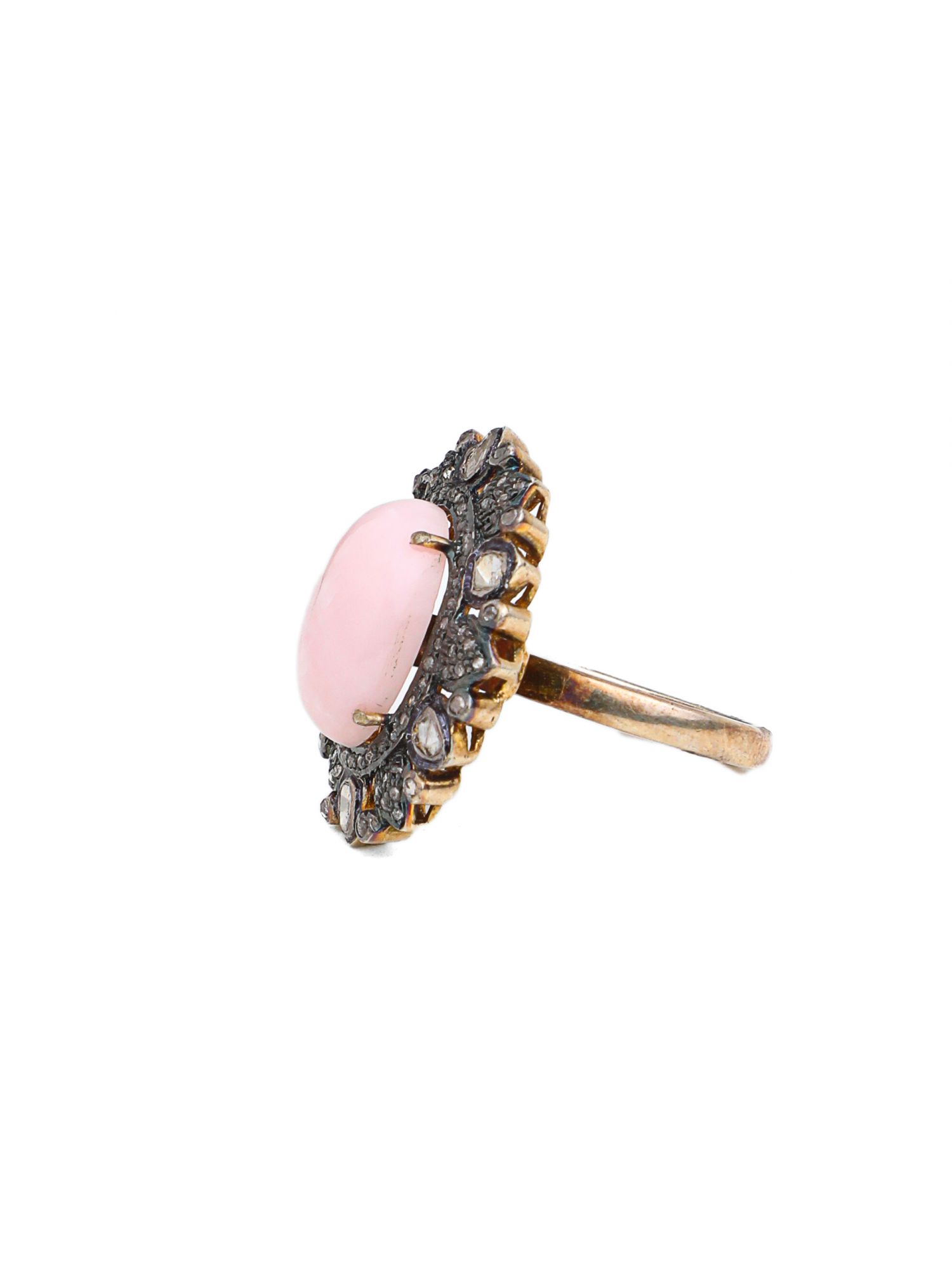 Champagne Diamonds Polki and Opal