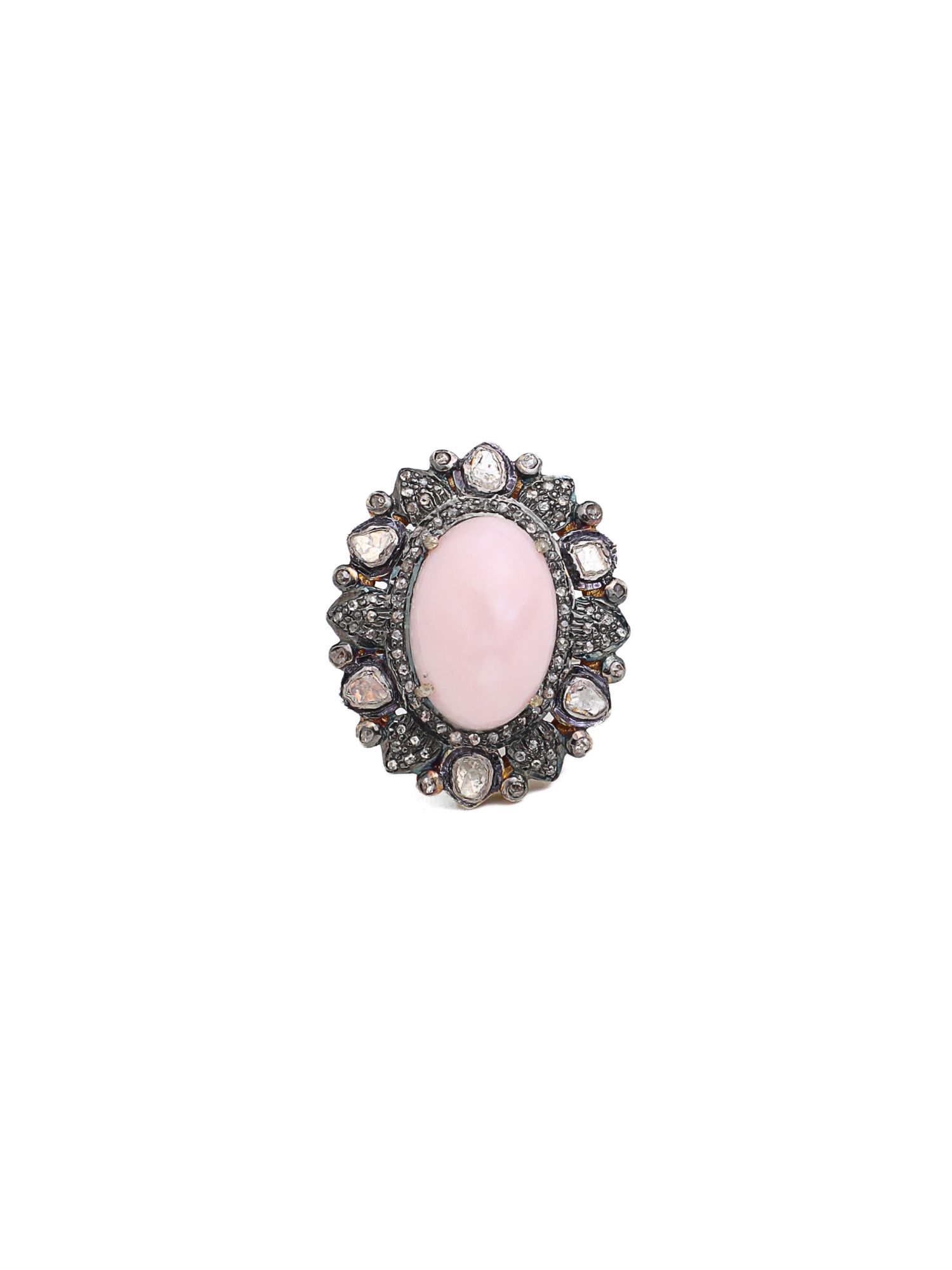 Champagne Diamonds Polki and Opal
