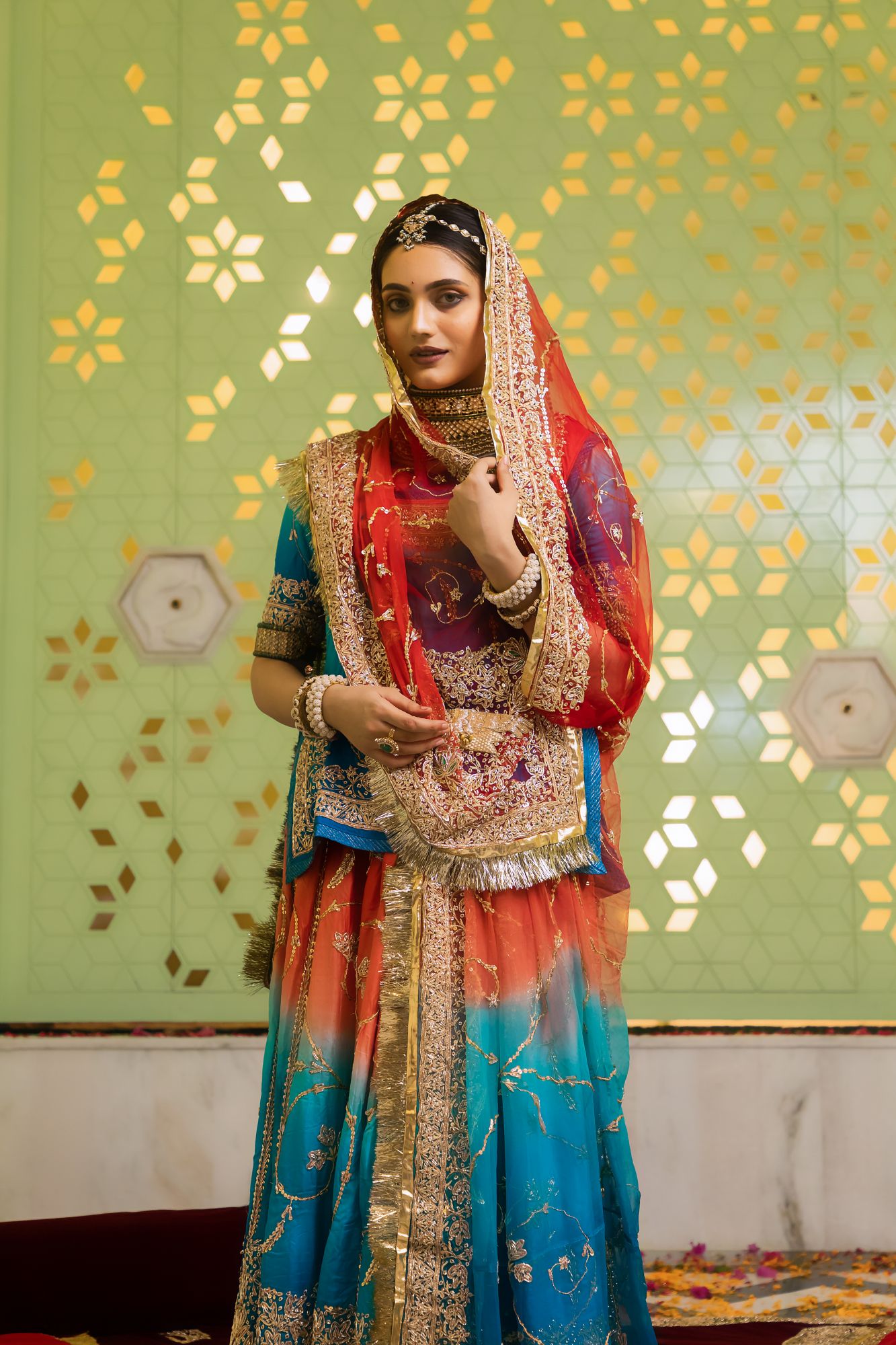 Lehenga Choli Rajputi Poshak For Bride Nitya Rajputi Poshak