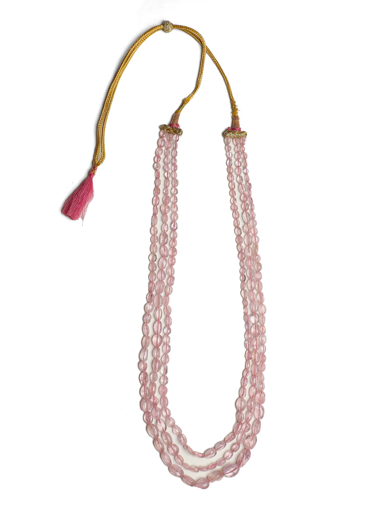 Rose Quartz Cabochon Strings