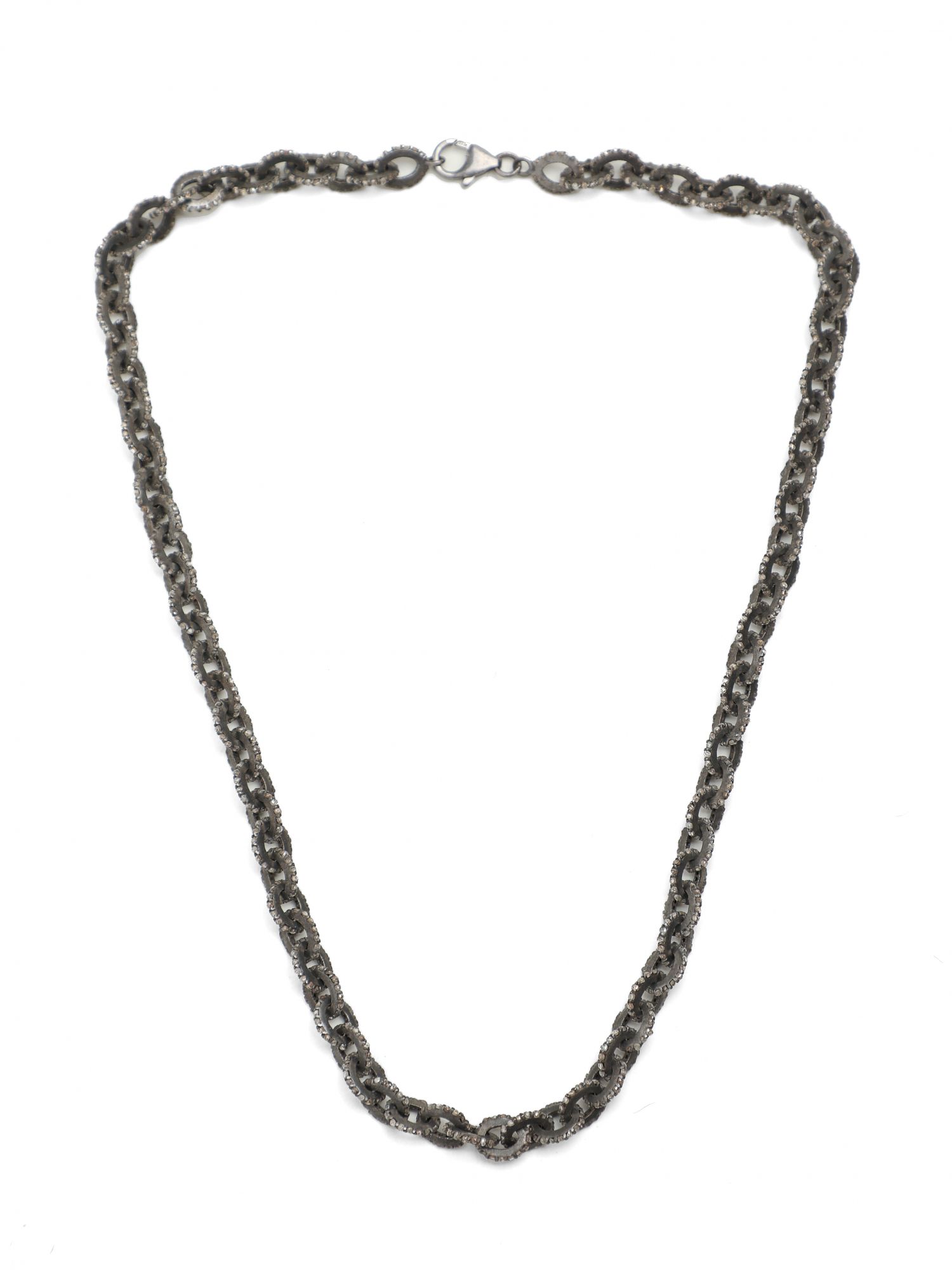 Silver with Champagne Diamonds