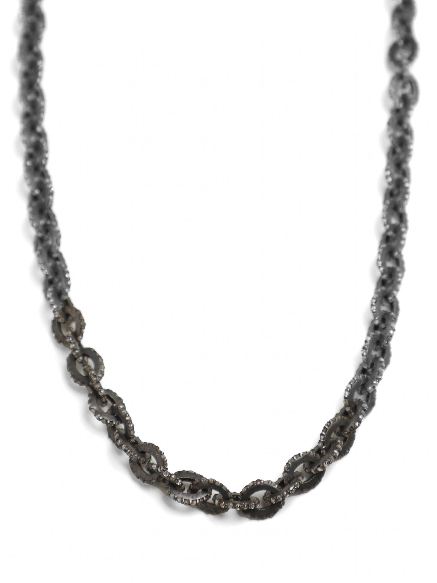 Silver with Champagne Diamonds