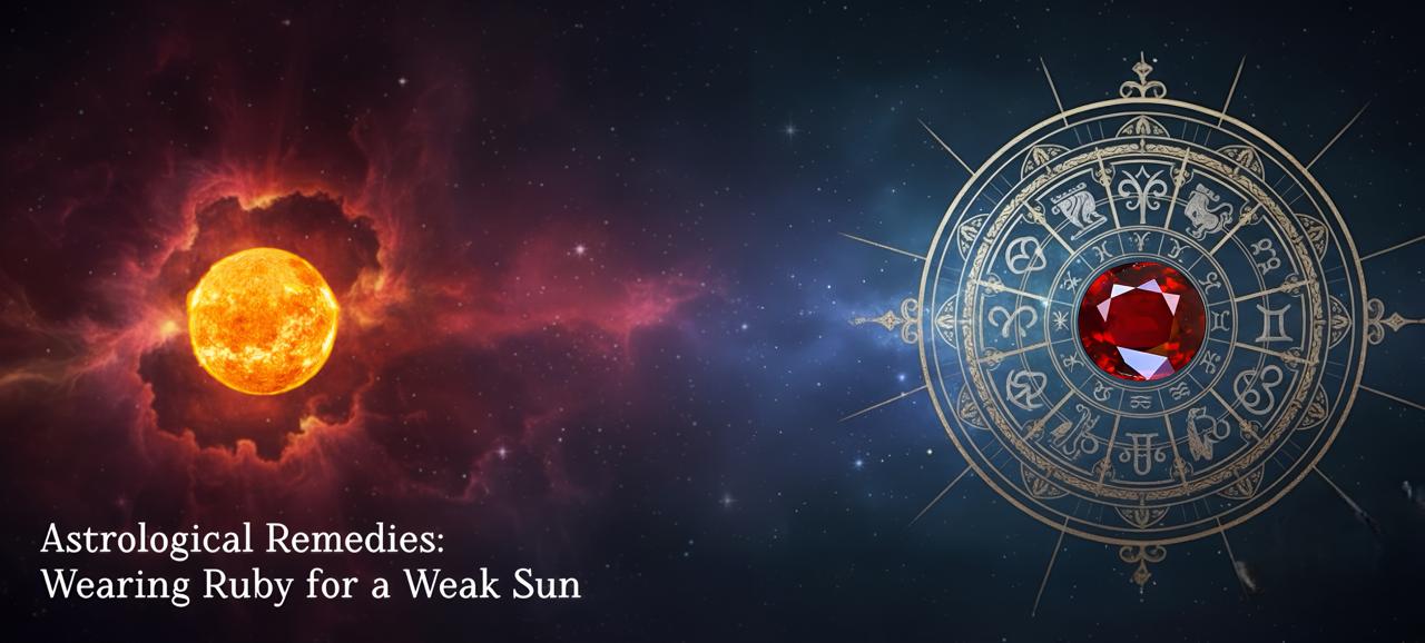 Astrological Remedies: Wearing Ruby for a Weak Sun