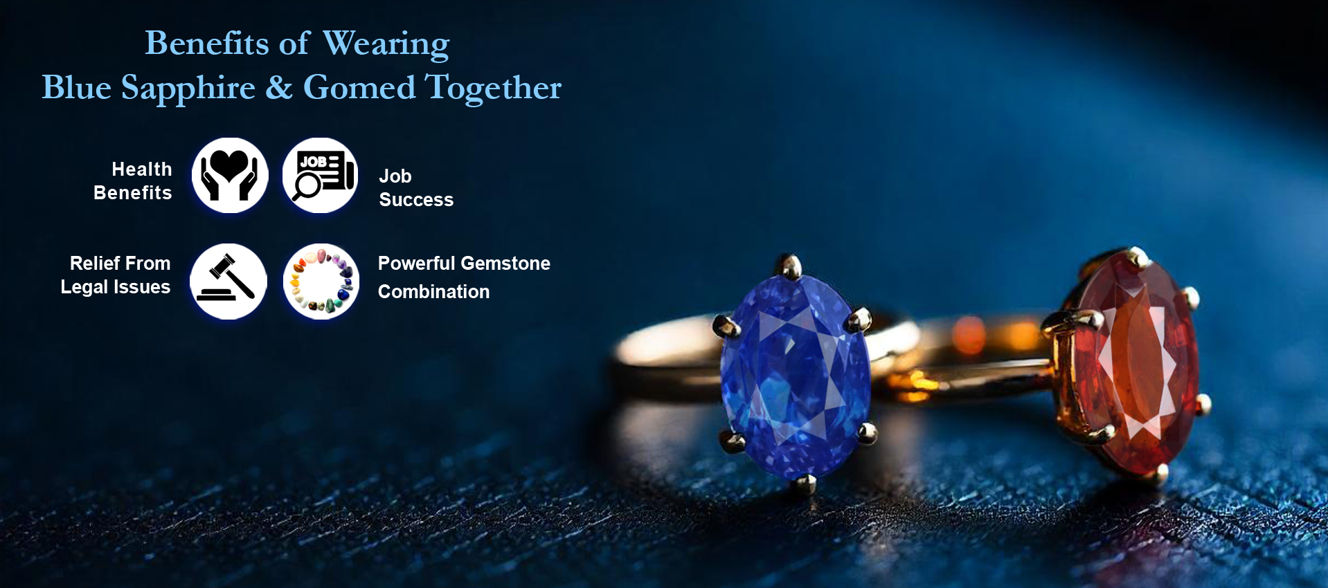 Benefits of Wearing Blue Sapphire and Gomed Together