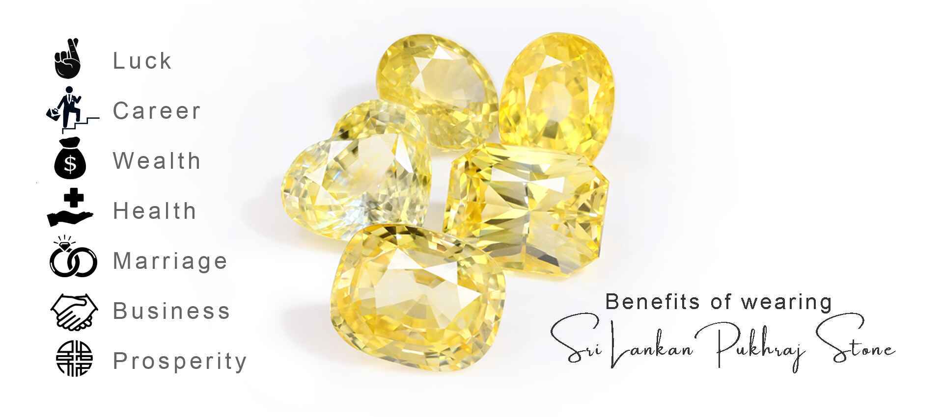 Benefits of Wearing Sri Lankan Pukhraj Stone