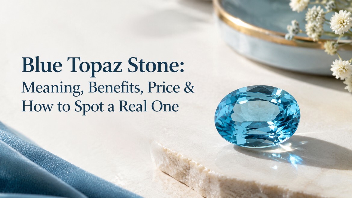 Blue Topaz Stone: Meaning, Benefits, Price & How to Spot a Real One