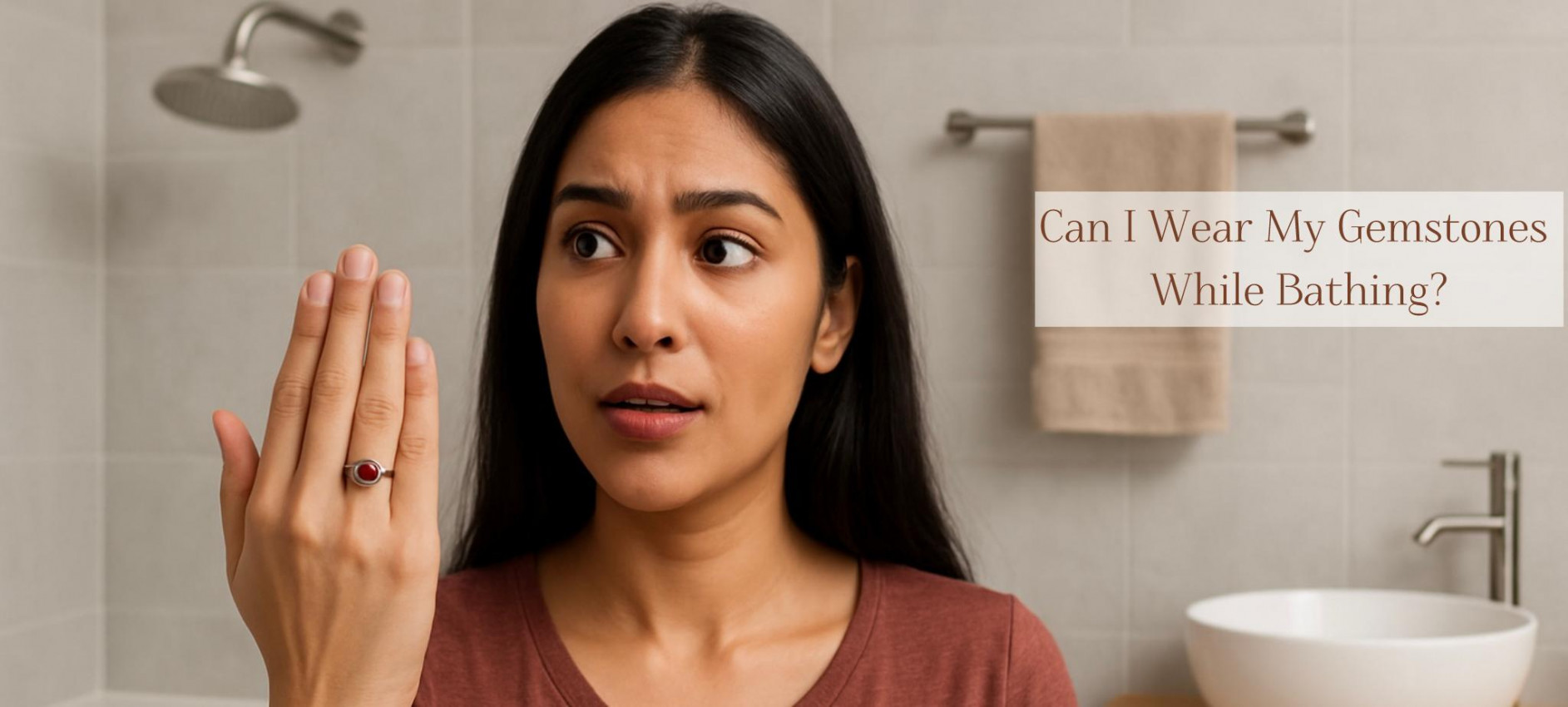 Can I Wear My Gemstones While Bathing