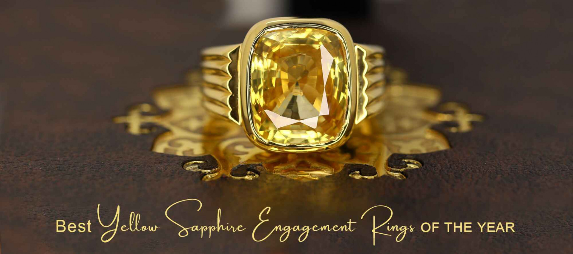 8 Best Yellow Sapphire Engagement Rings of the Year
