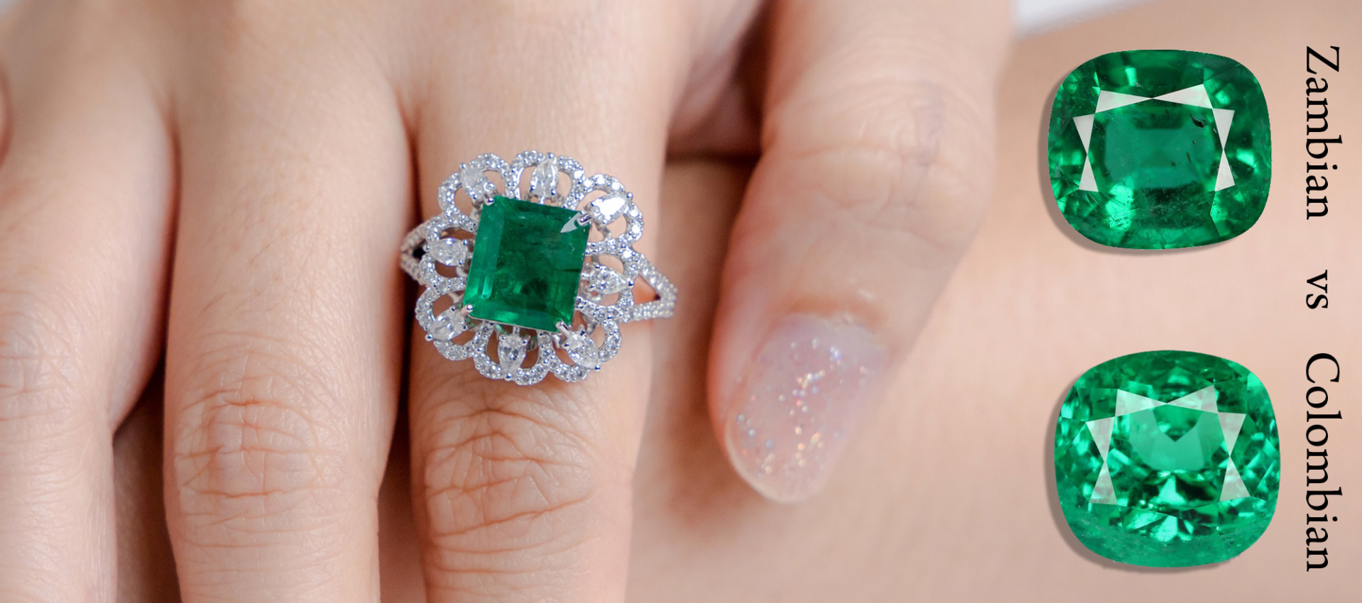 Zambian Emerald vs Colombian Emerald