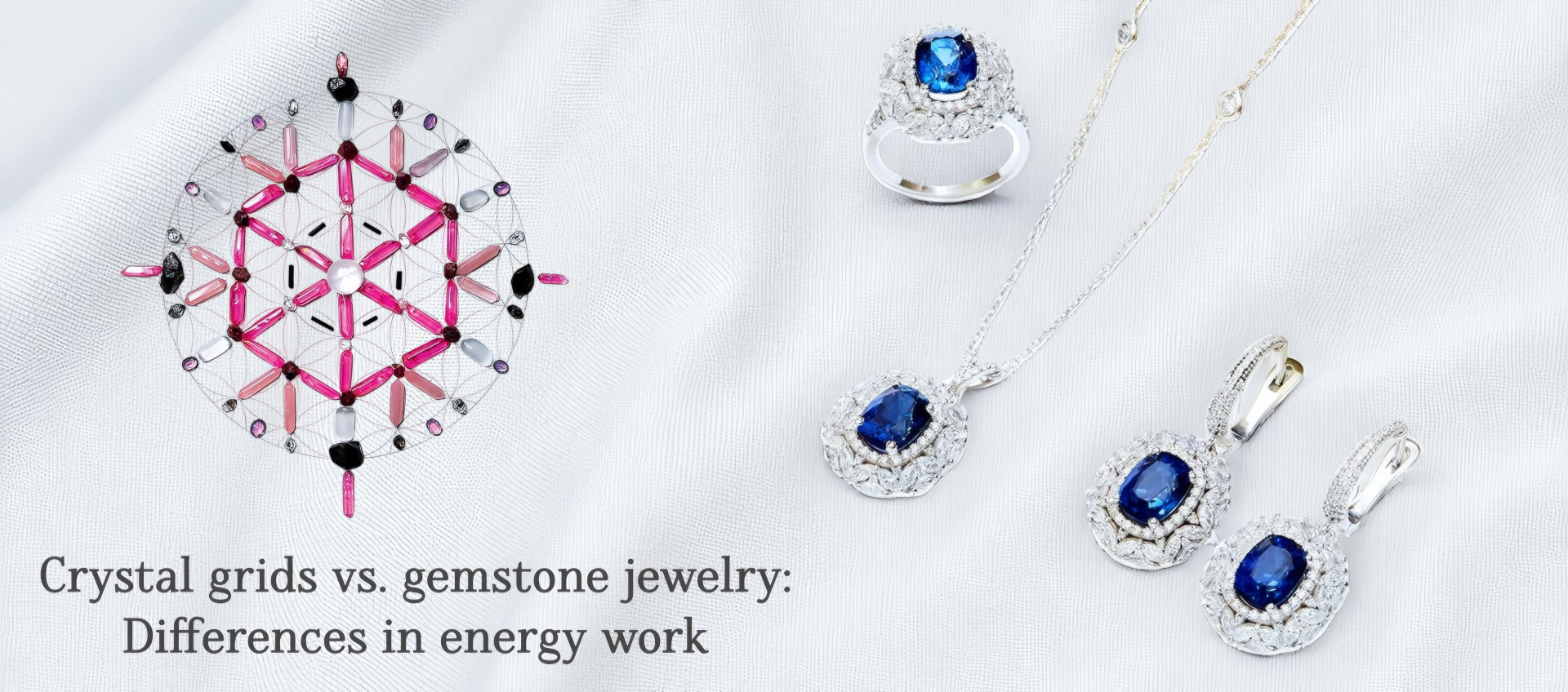Crystal Grids vs. Gemstone Jewelry: Differences in Energy Work