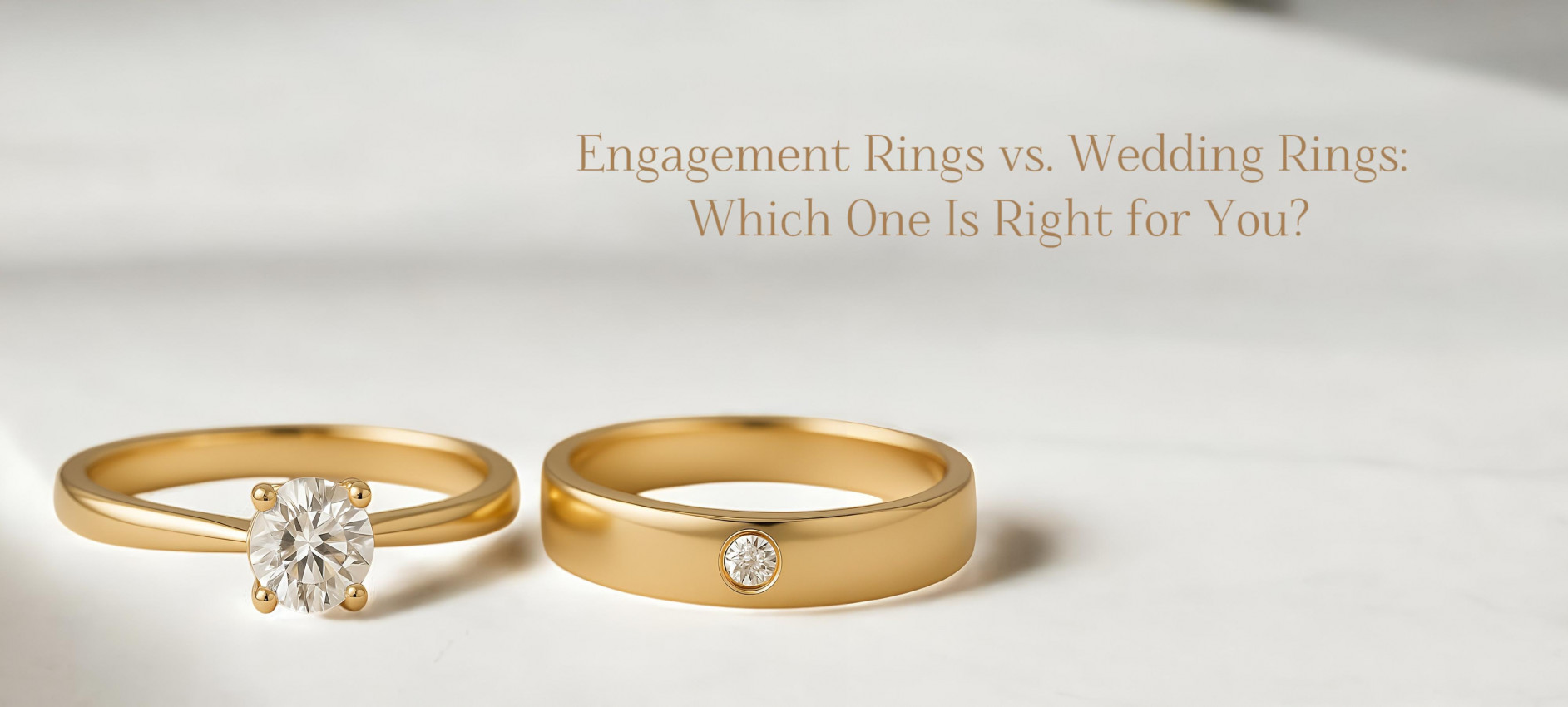 Engagement Rings vs. Wedding Rings