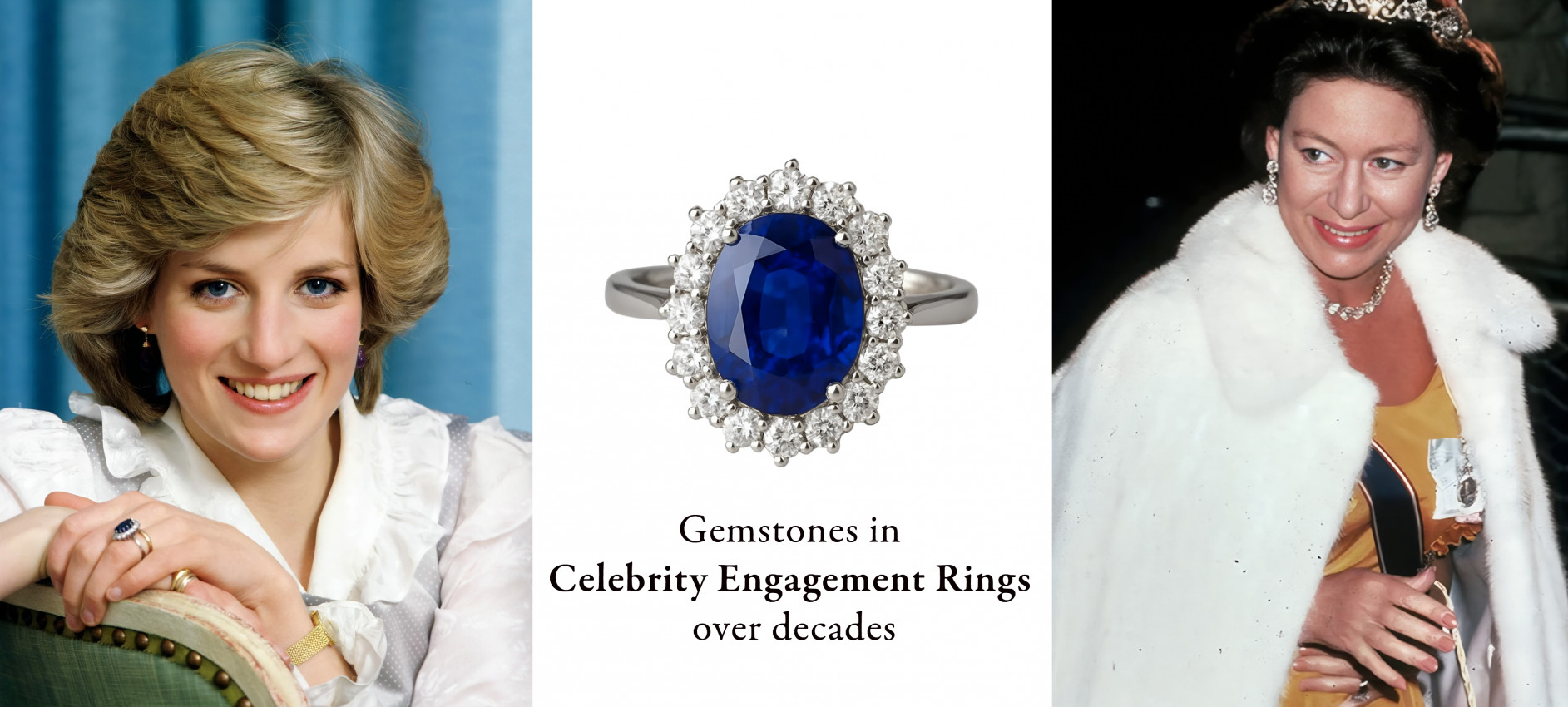 Gemstones in Celebrity Engagement Rings Over Decades