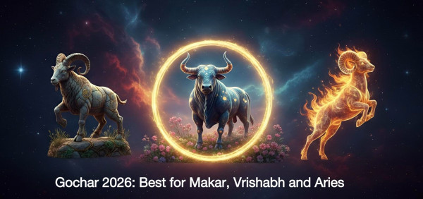 Gochar 2026: Best for Makar, Vrishabh and Aries