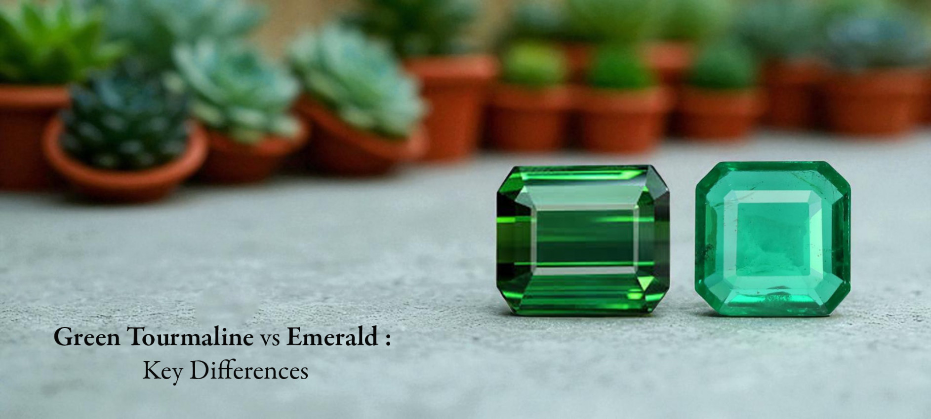 Green Tourmaline vs Emerald: Key Differences