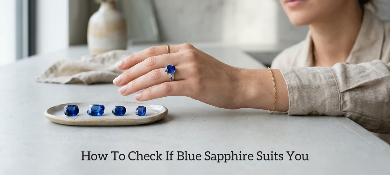 How To Check If Blue Sapphire Suits You