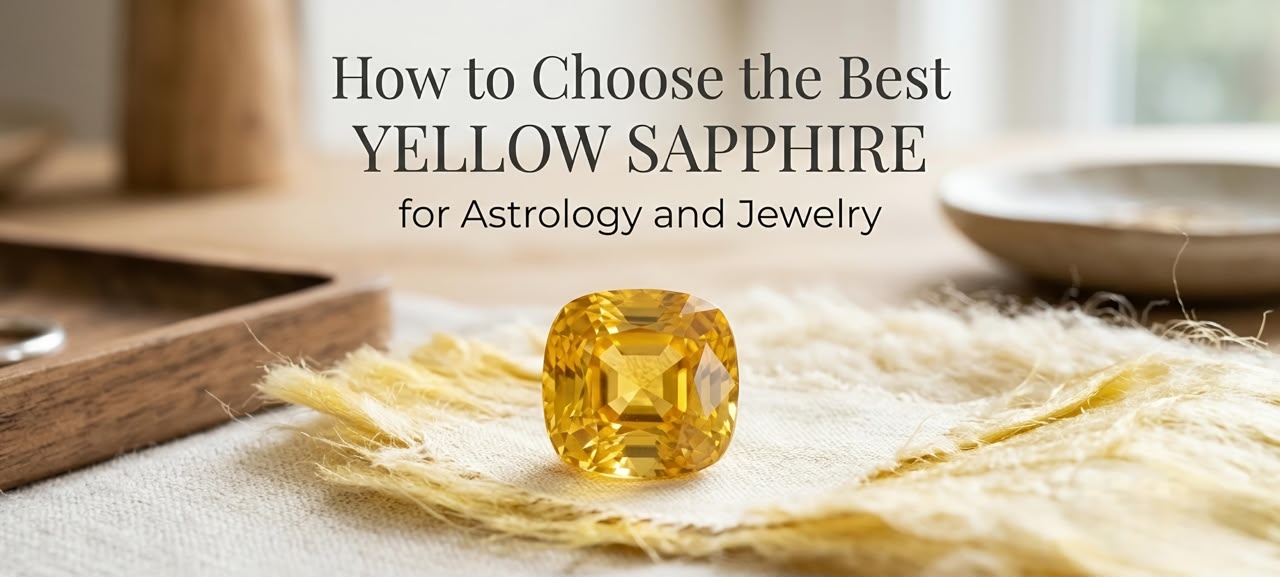 How to Choose the Best Yellow Sapphire for Astrology and Jewelry