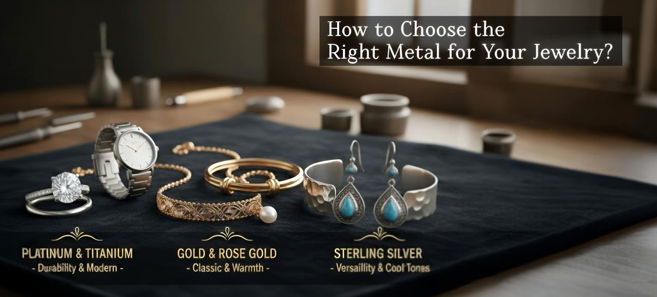 How to Choose the Right Metal for Your Jewelry?
